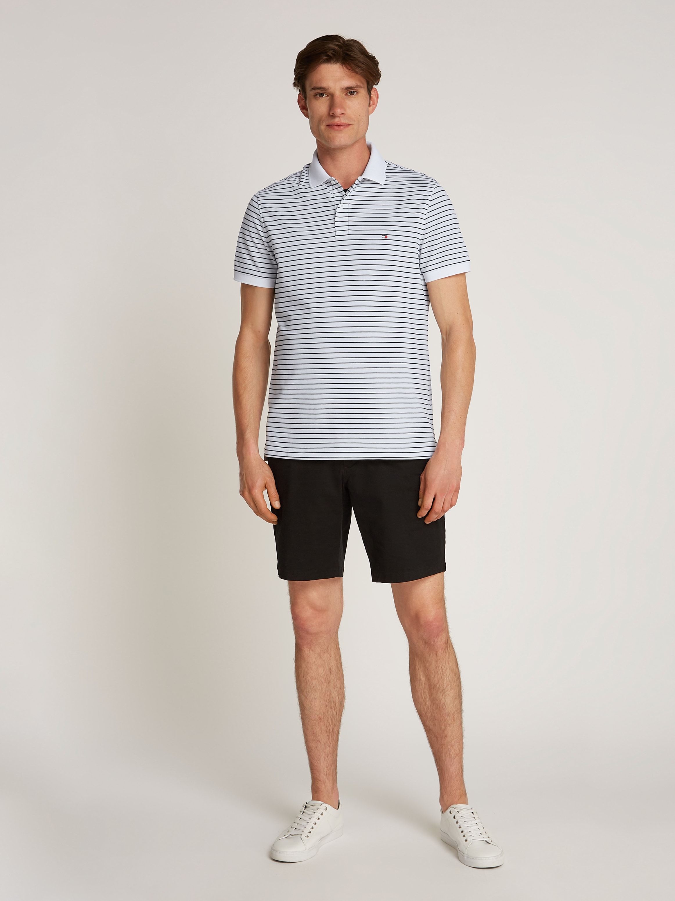 Tommy Hilfiger Poloshirt »PERFORMANCE PIQUE REG POLO«, mit Streifenmuster