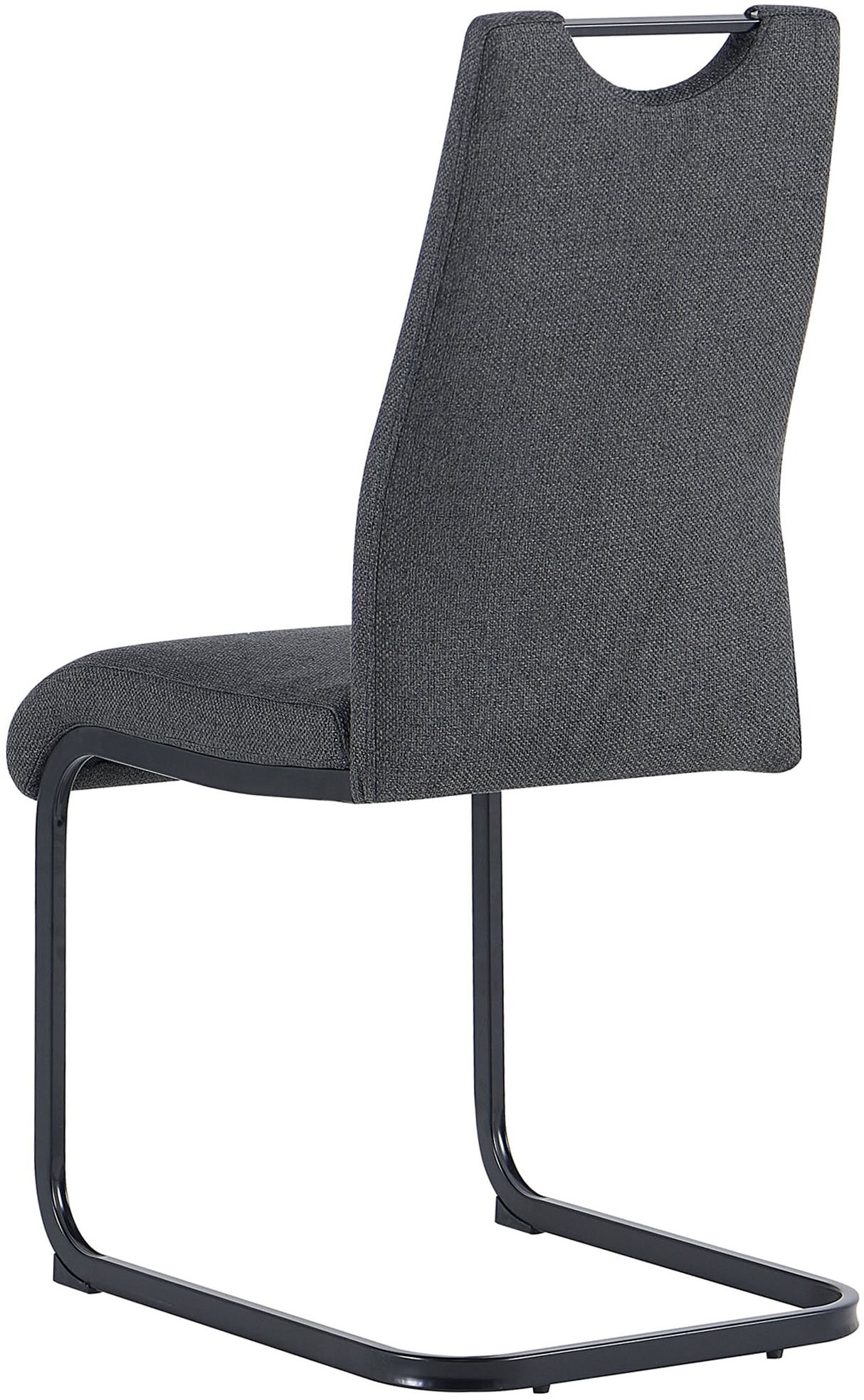 byLIVING Freischwinger »CAPRI« (Set) 2 Stk.Webstoff, bis 110 kg, Schaumstoff, Schwingstuhlgestell, mit Griff