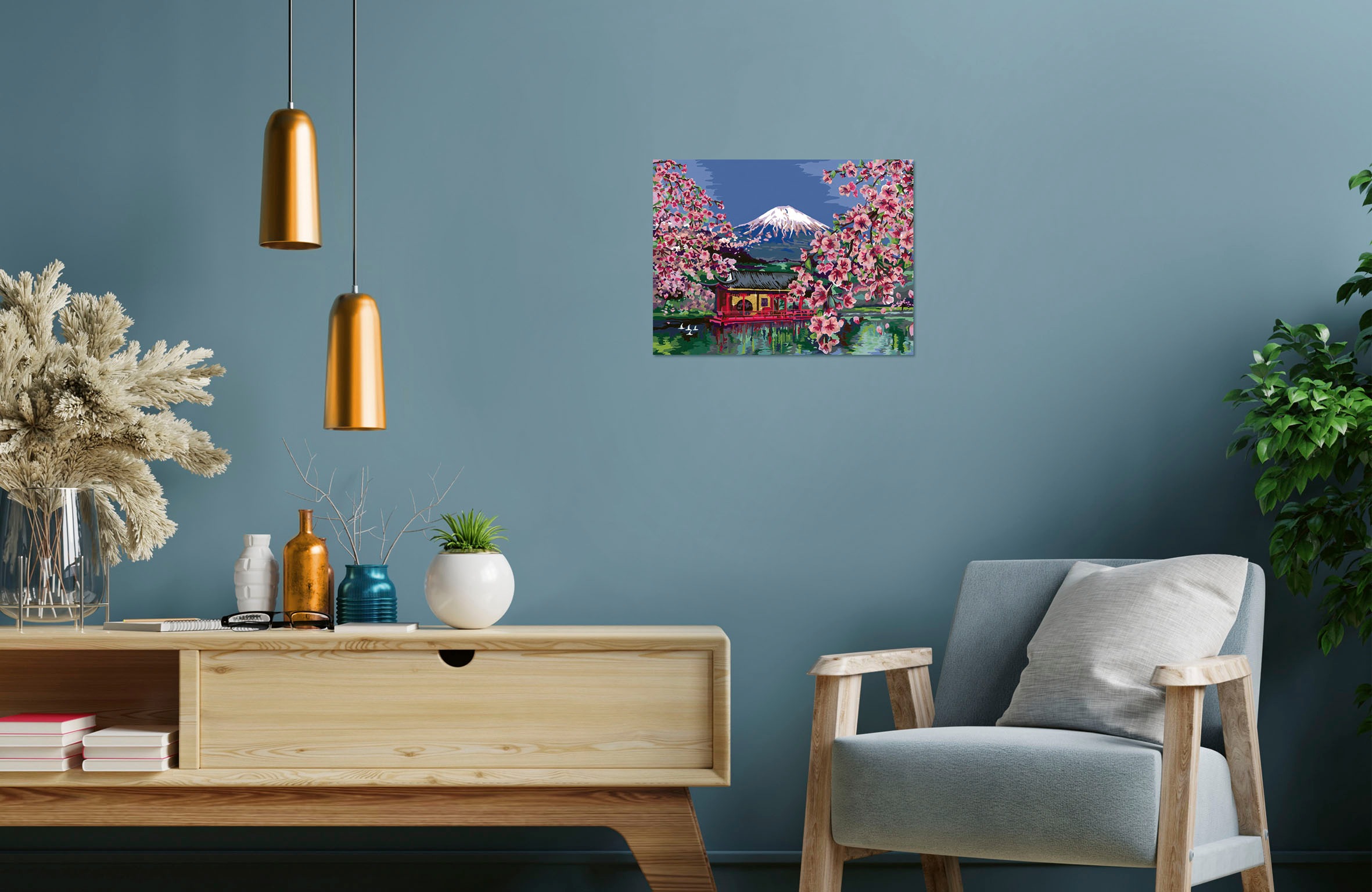 Ravensburger Malen nach Zahlen »CreArt, Japanese Cherry Blossom« Made in Europe
