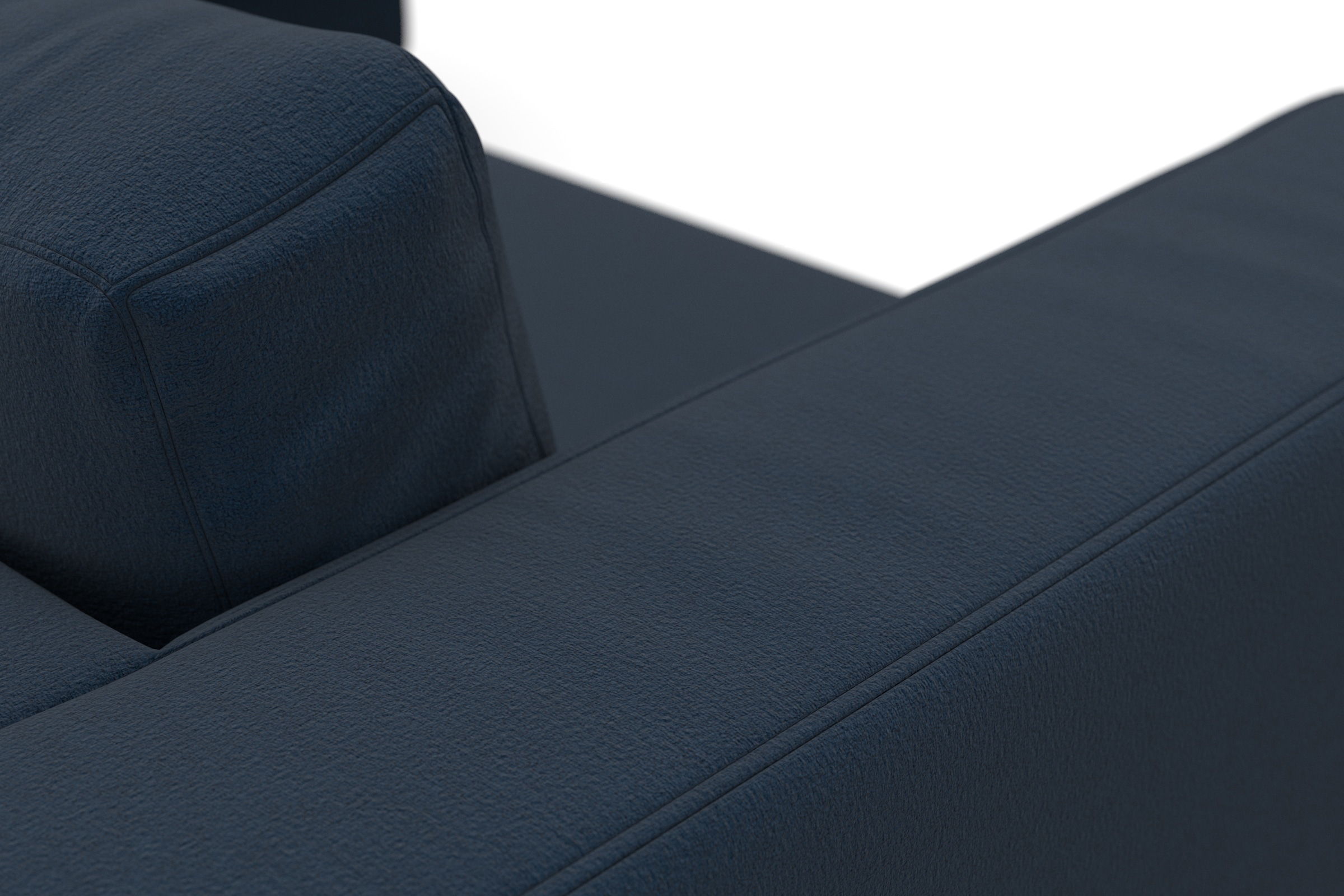DOMO collection Ecksofa »Modica, zeitlos und elegant, L-Form«, moderne Optik mit extrabreiter Recamiere, auch in Cord