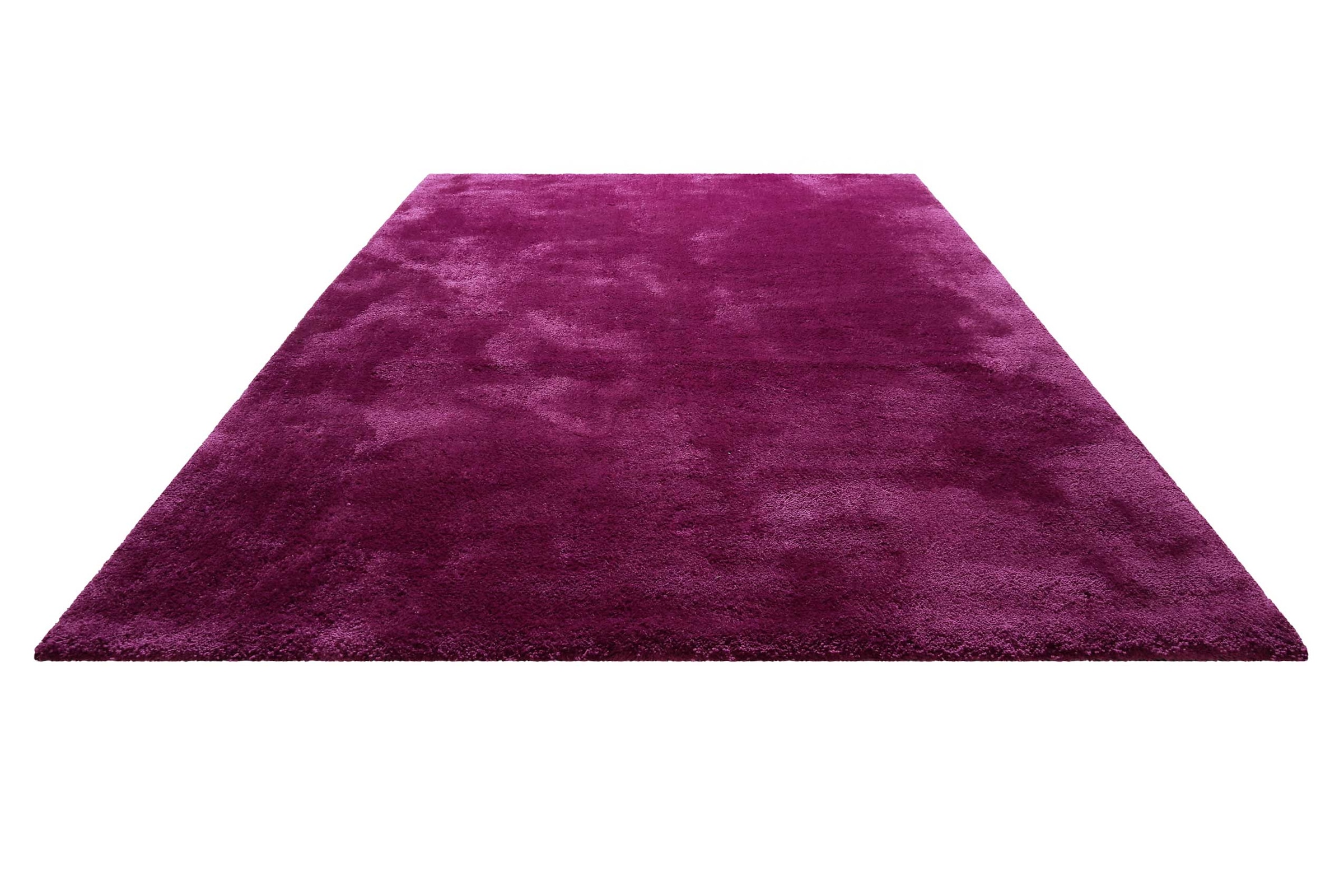 Homie Living Teppich »Pisa«, rund, 25 mm Höhe, Hochflor, Microfaser, uni, weich, Shaggy, Wohnzimmer, Schlafzimmer
