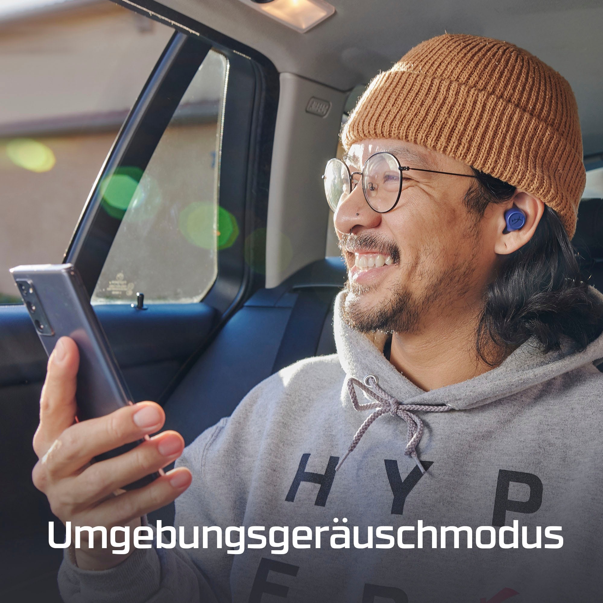 HyperX In-Ear-Kopfhörer »Cirro Buds Pro«, Bluetooth, Rauschunterdrückung-True Wireless