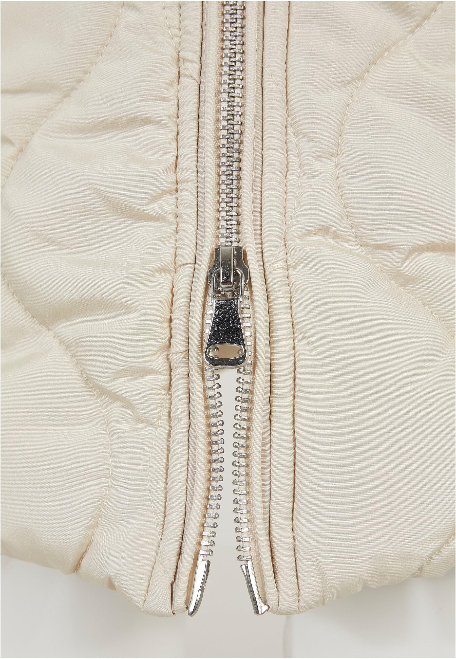 URBAN CLASSICS Winterjacke »Urban Classics Damen Ladies Oversized Sherpa Quilted Coat« 1 Stk. tlg. ohne Kapuze