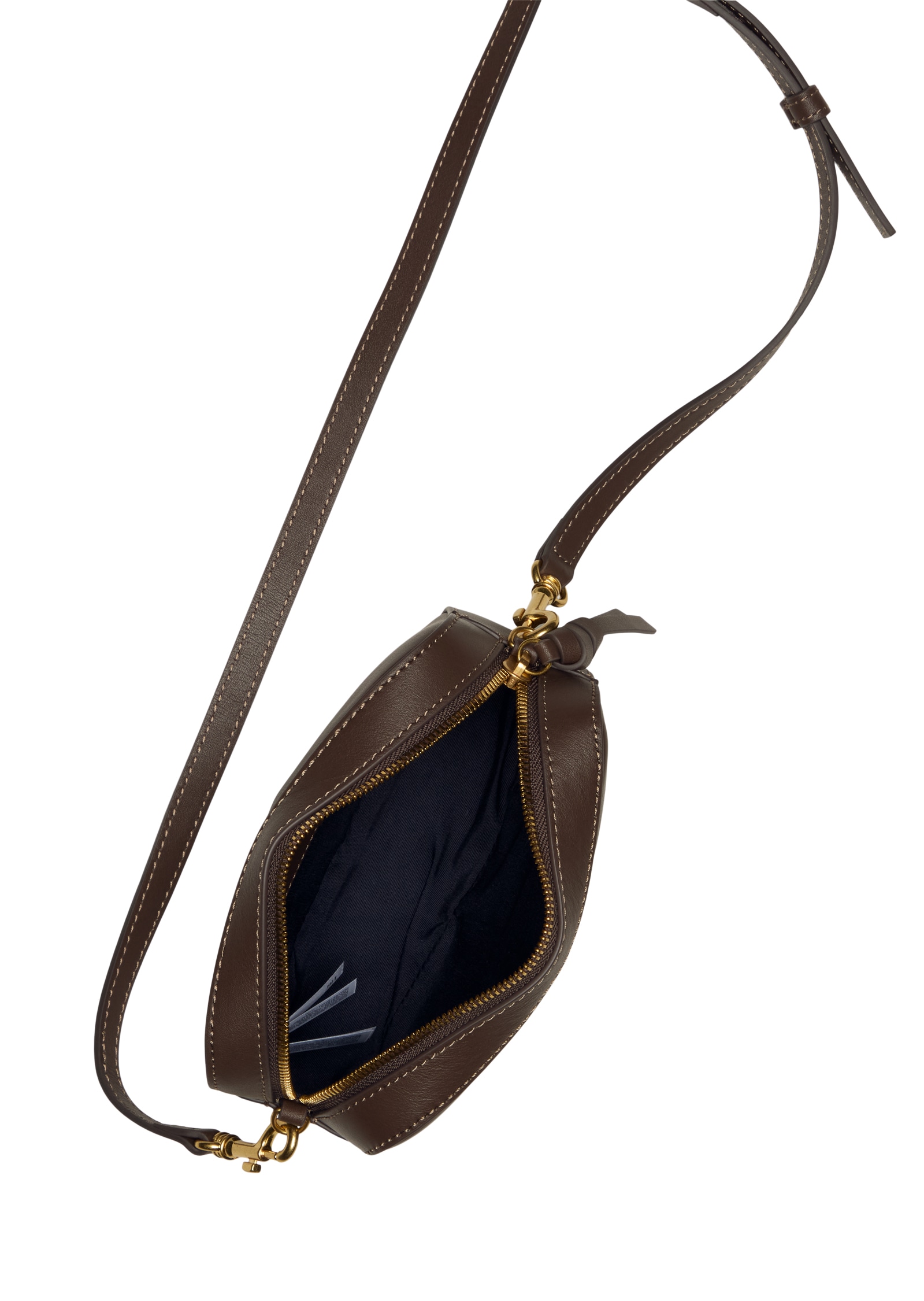 Marc O'Polo Accessories Umhängetasche »Liana« Damen Schultertasche, Handtasche mit Leder-Schulterriemen