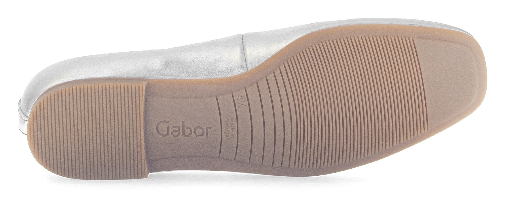 Gabor Ballerina, Blockabsatz, Businessschuh, Flats, Bequemschuh in Karreeform