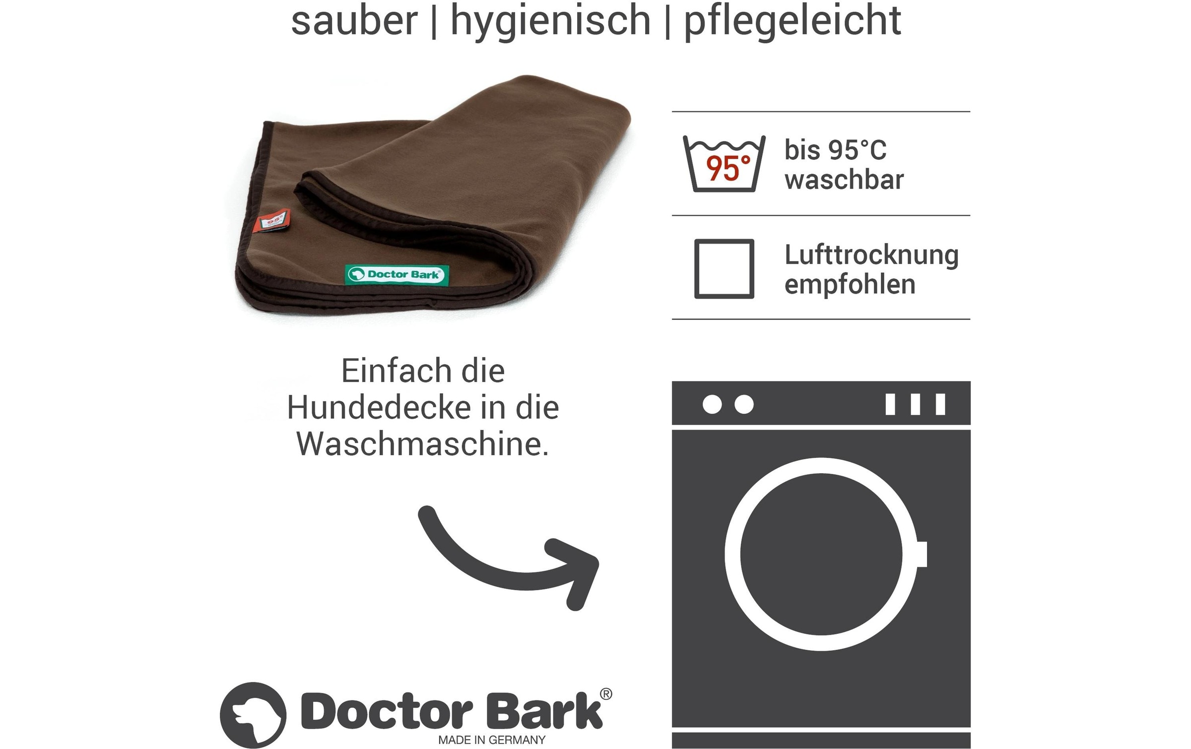 Doctor Bark Tierdecke »Fleece L 120 x 90 cm«