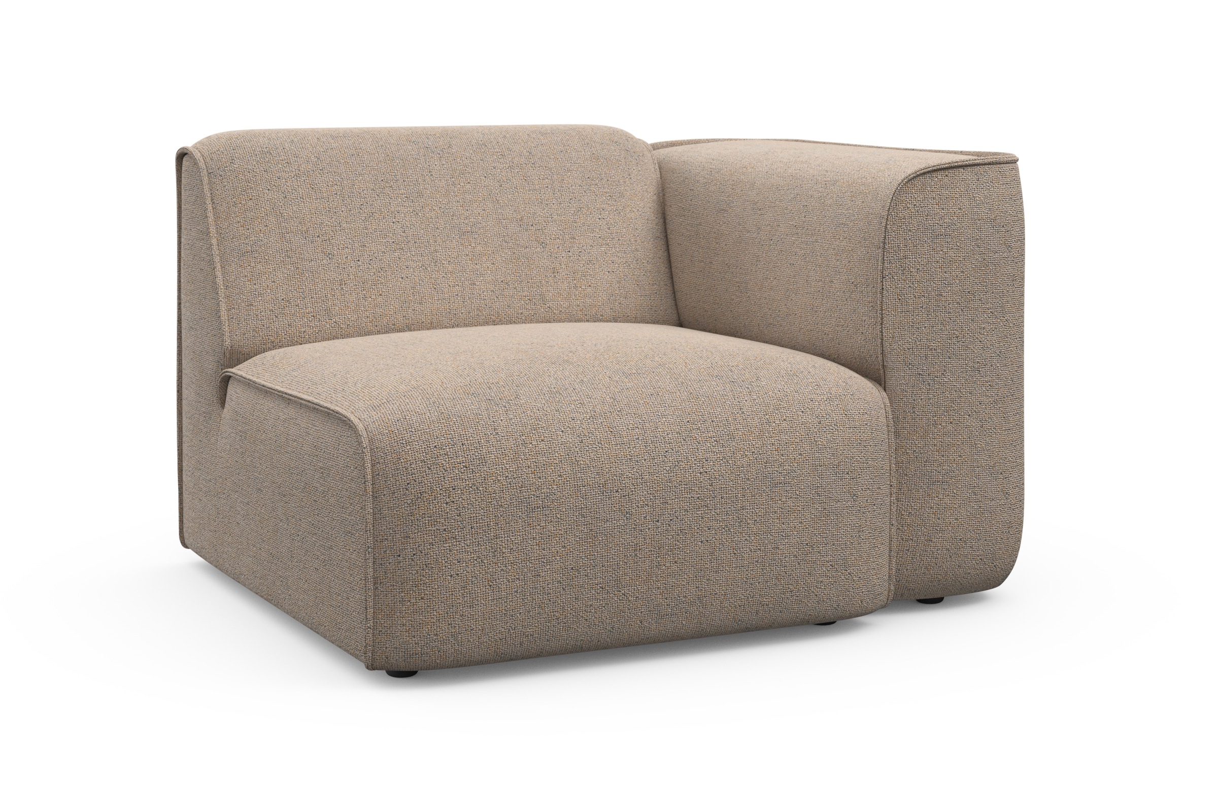 RAUM.ID Sessel »Merid Sofa-Eckelement, Maße B/T/H: 109/97/46 cm«, als Modul oder separat verwendbar, für individuelle Zusammenstellung