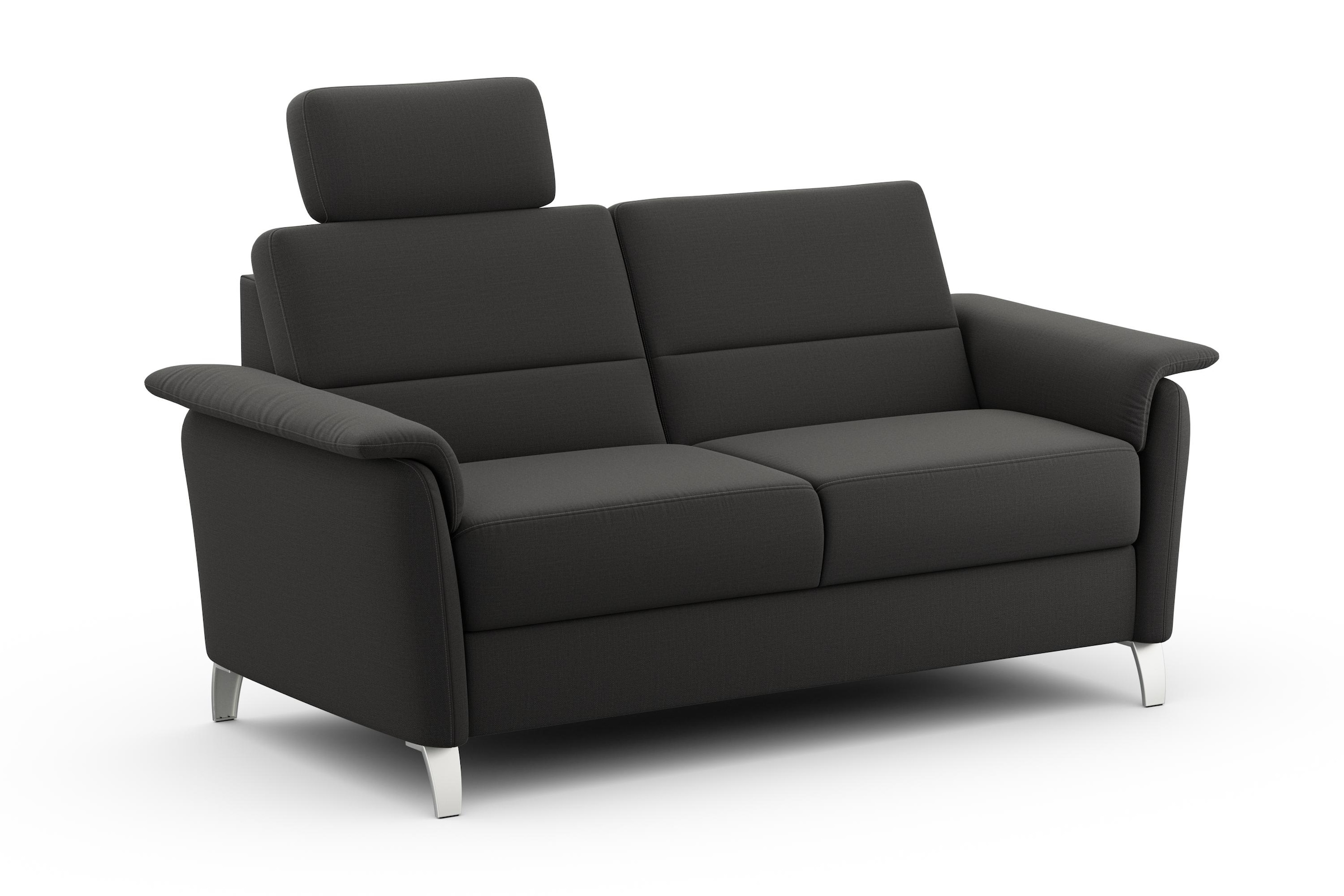 sit&more 2,5-Sitzer »Palmera«, Federkern-Polsterung, Steckvorrichtung für 2 Kopfstützen (optional)