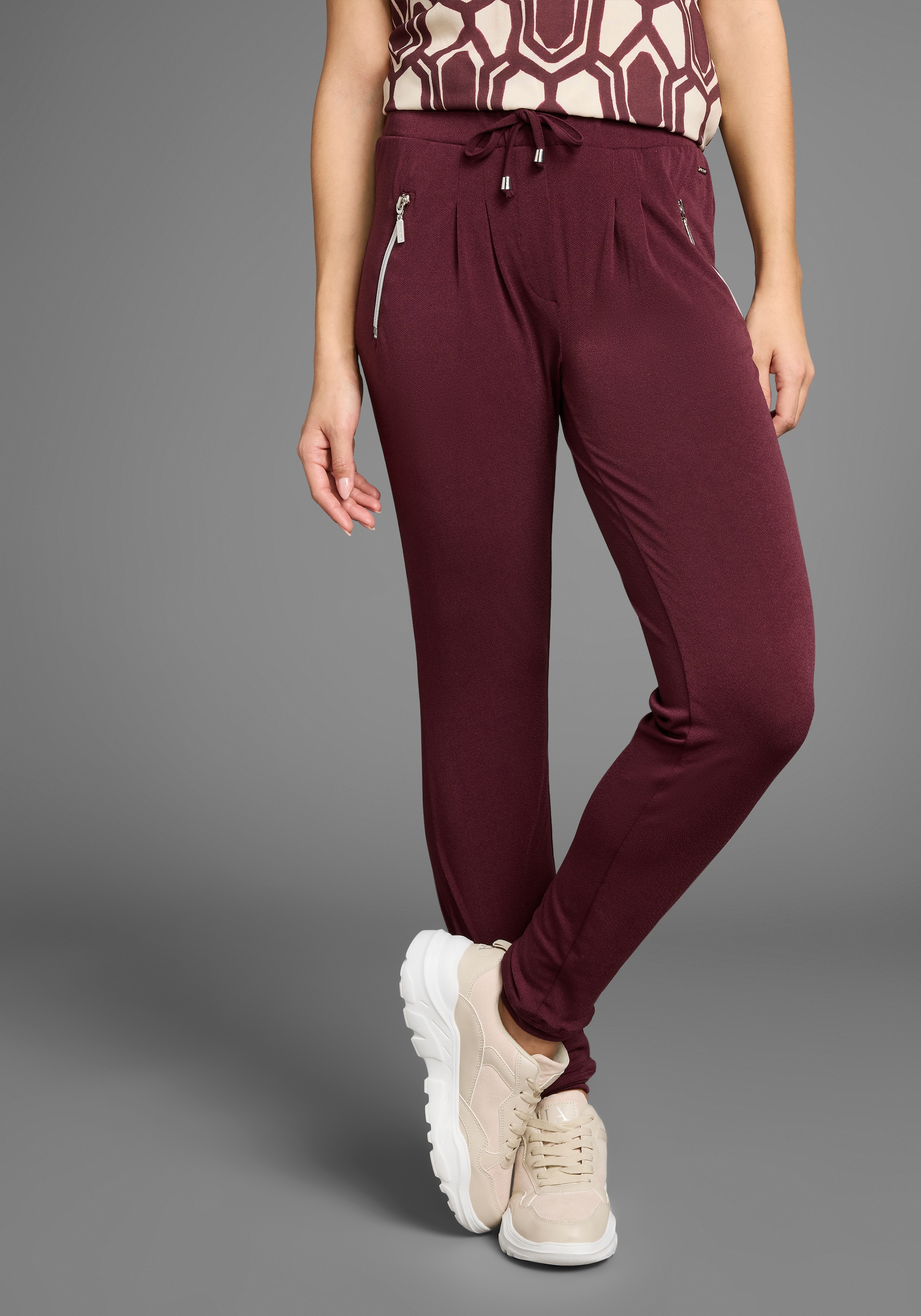 Laura Scott Jogger Pants, mit Reißverschlusstaschen