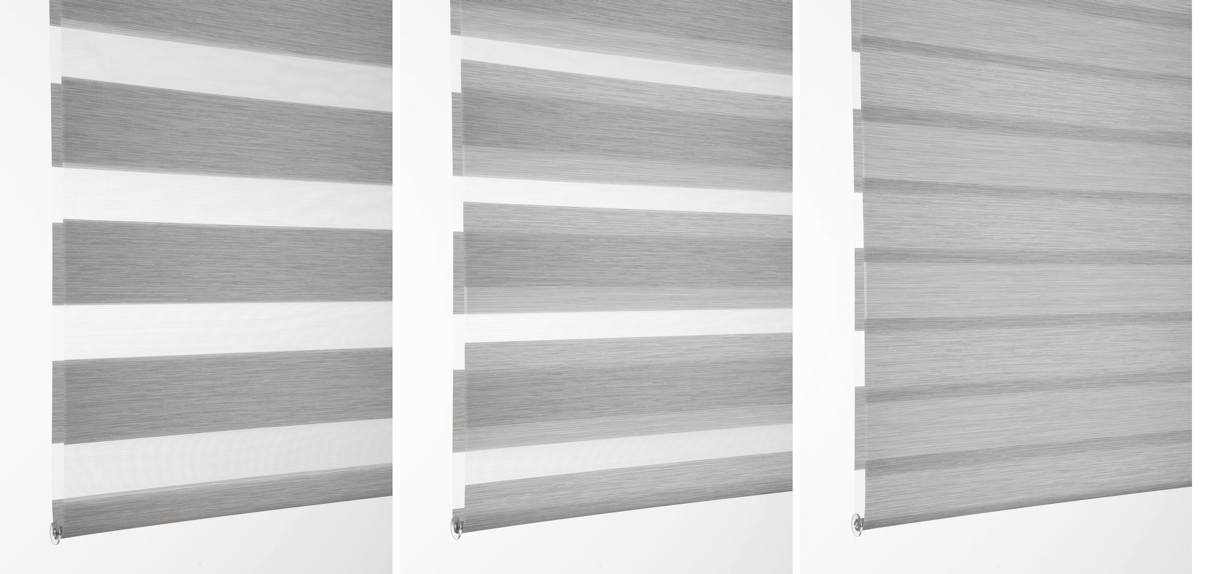 SCHÖNER WOHNEN-Kollektion Doppelrollo »Tilda«, transparent, Sichtschutz, mit Bohren/ohne Bohren, freihängend, geklemmt, silberne oder weiße Rollo-Technik