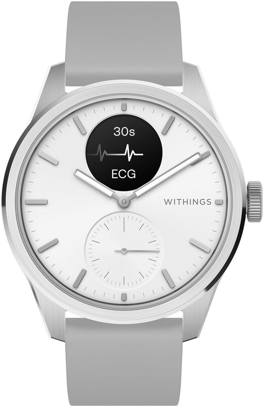 Withings Smartwatch »ScanWatch 2 42mm«, HealthSense OS,)