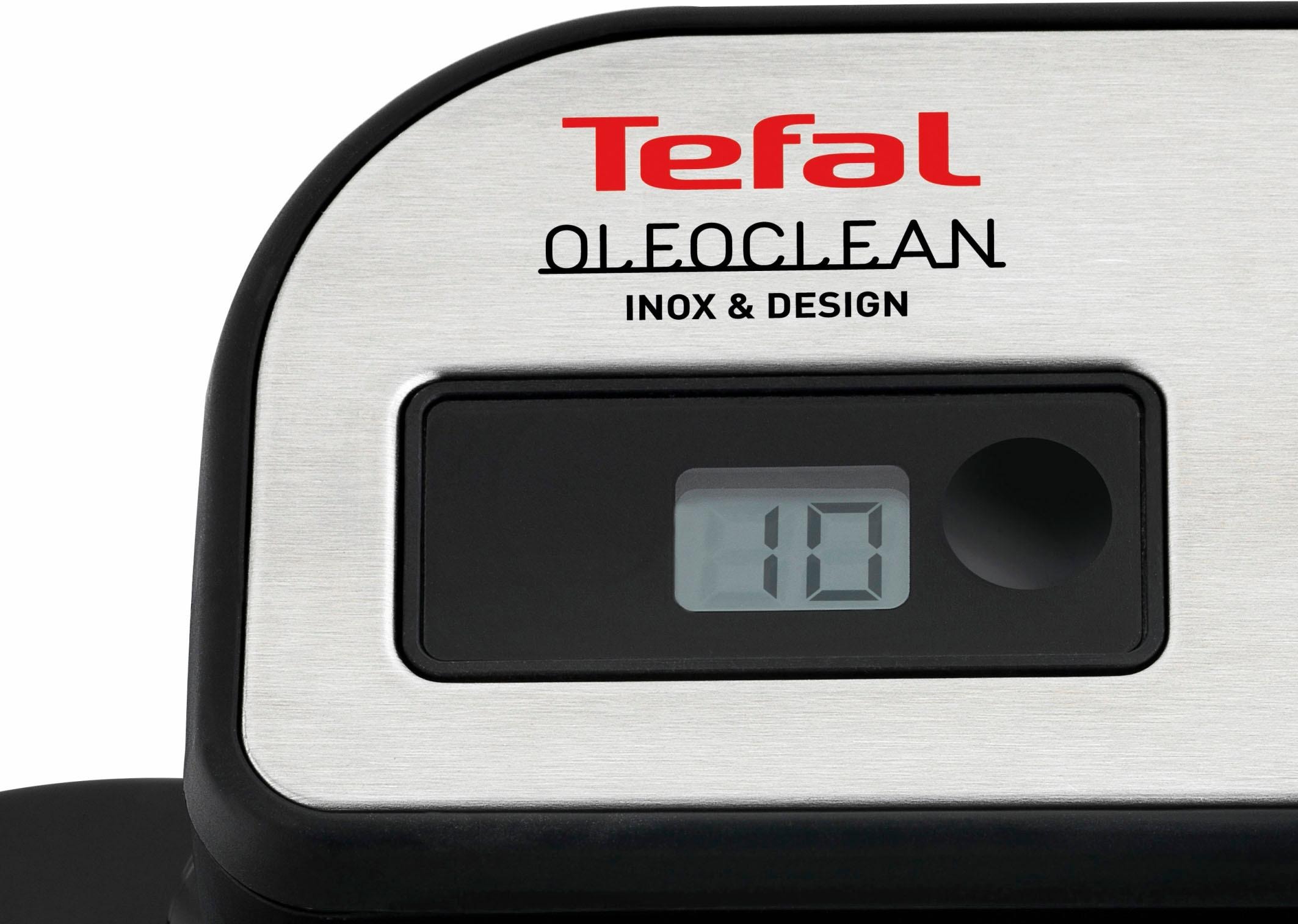 Tefal Kaltzonenfritteuse »Oleoclean Pro Inox & Design«, 2300 W, 1,2kg, herausnehmbarer Ölbehälter, automatische Ölfilterung, FR8040