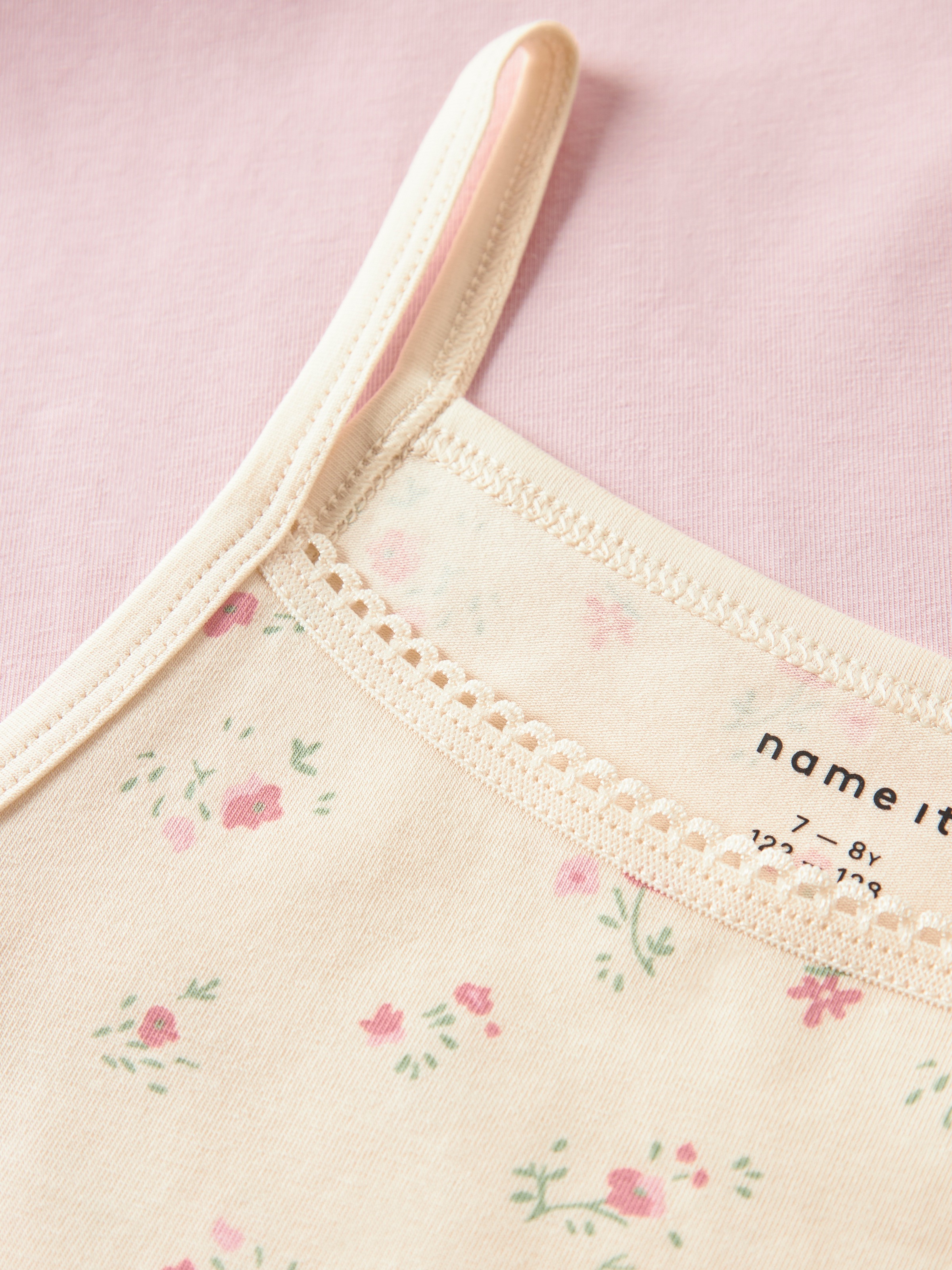 Name It Unterhemd »NKFSTRAP TOP 2P FLOWER NOOS«, (2 St.)