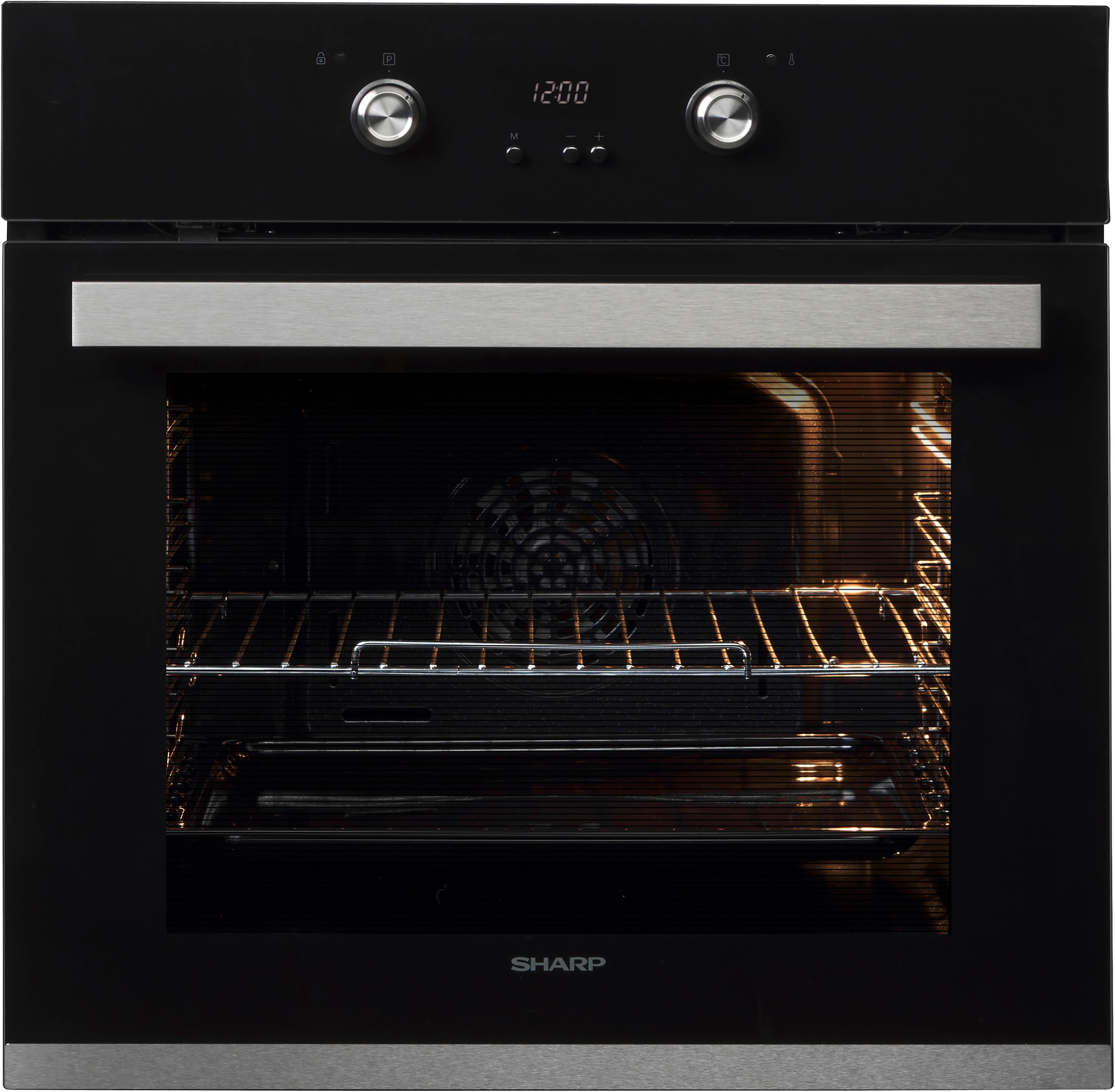 Sharp Einbaubackofen »K-61D27BM1-FR«, Pyrolyse-Selbstreinigung günstig online kaufen