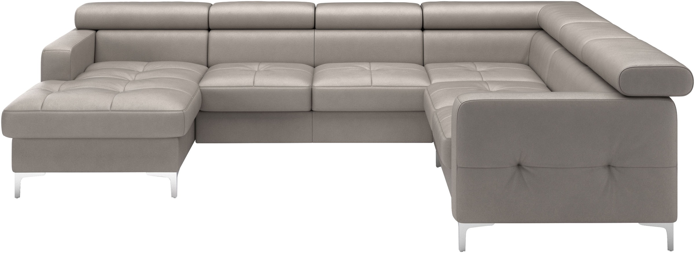 COTTA Wohnlandschaft »Sammy U-Form« mit Kopfteilverstellung, wahlweise mit günstig online kaufen