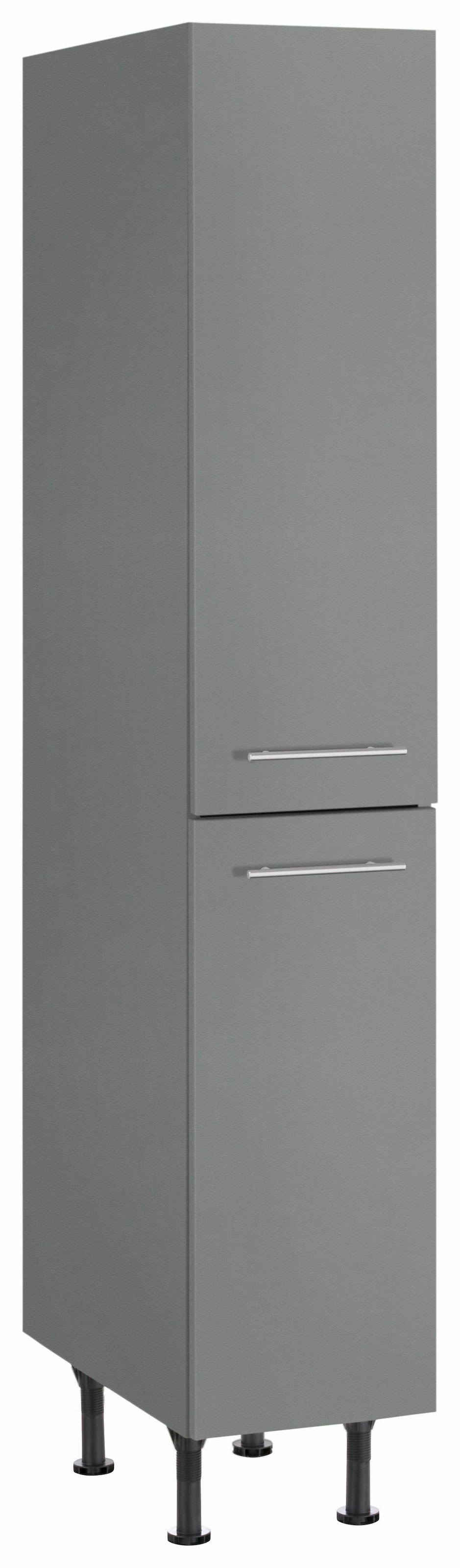 OPTIFIT Apothekerschrank »Bern«, 30 cm breit, 176 cm hoch, höhenverstellbare Stellfüße, Metallgriffe