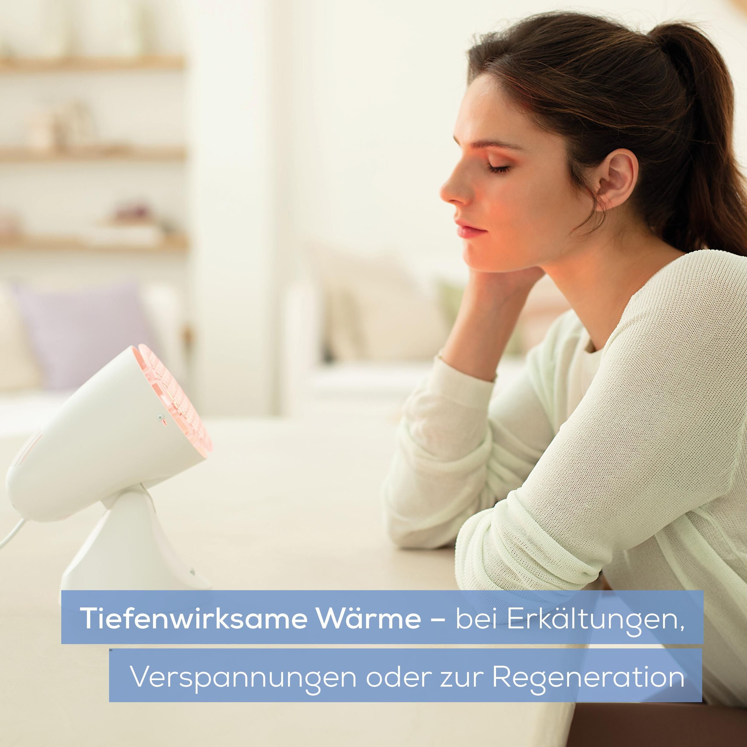 BEURER Infrarotlampe »IL 11 tiefenwirksame Wärmelampe mit 100 Watt, Medizinprodukt« wohltuende Wärme bei Erkältungen und Muskelverspannungen