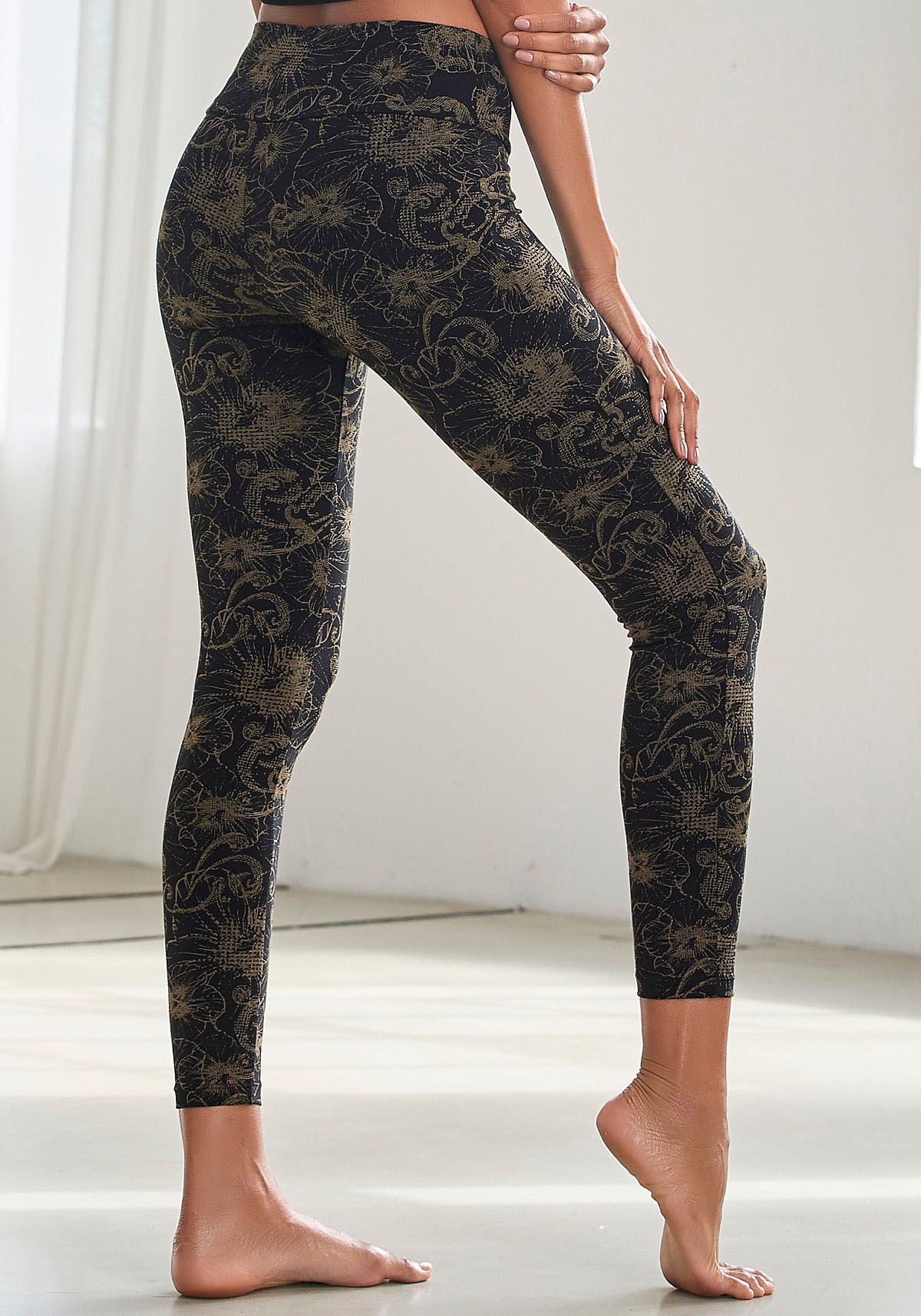 H.I.S Leggings, (2er-Pack), bedruckt und uni im Online-Shop bestellen