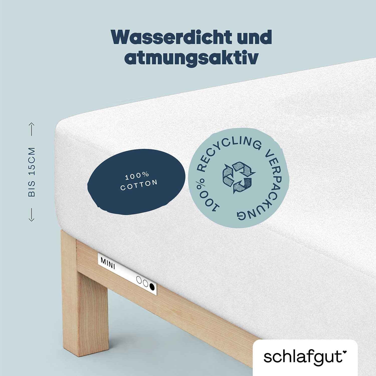 Schlafgut Matratzenauflage »Baseylaer Pro Mini«
