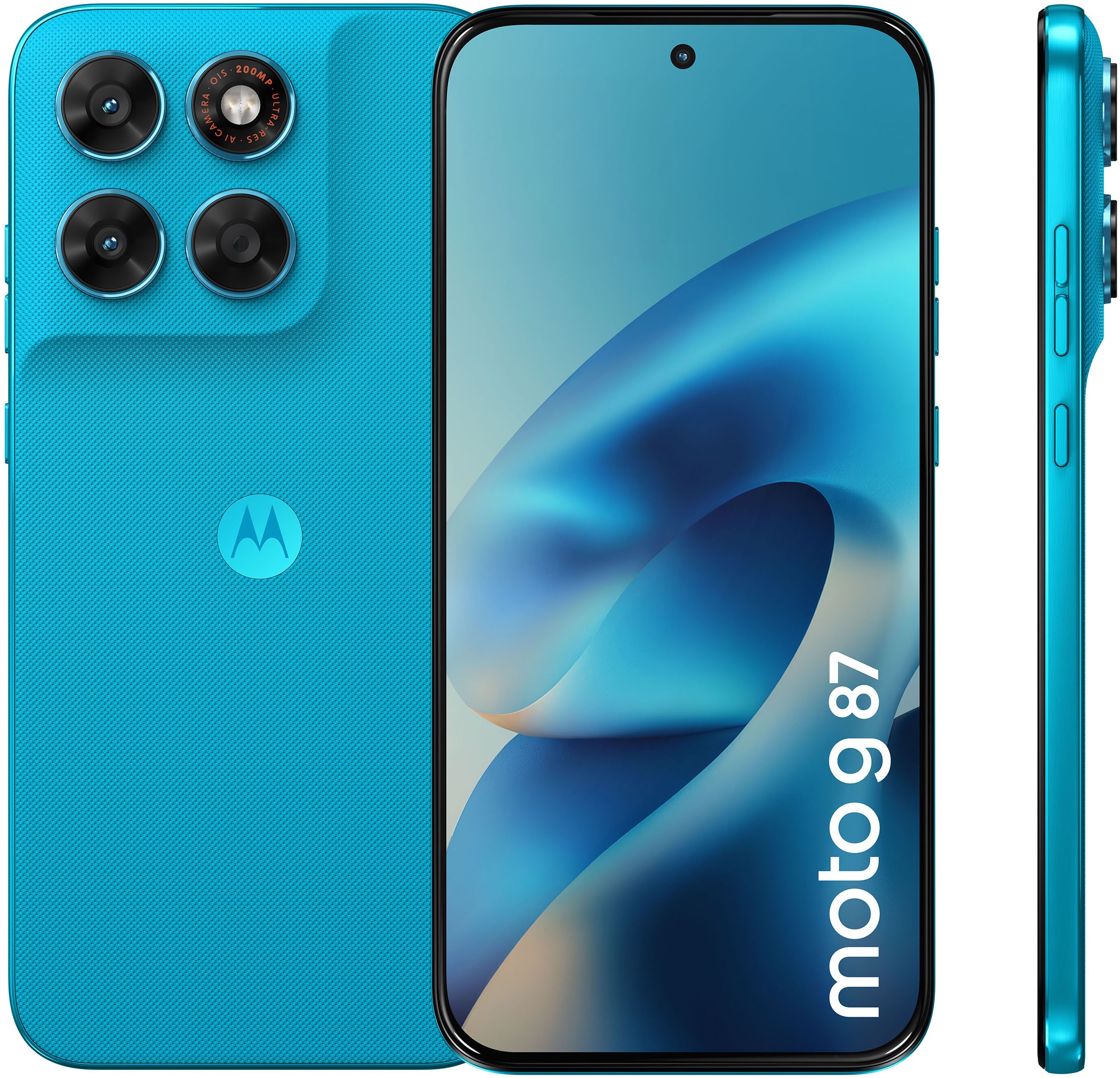 Motorola Smartphone »moto g87« PANTONE® Blue Atoll