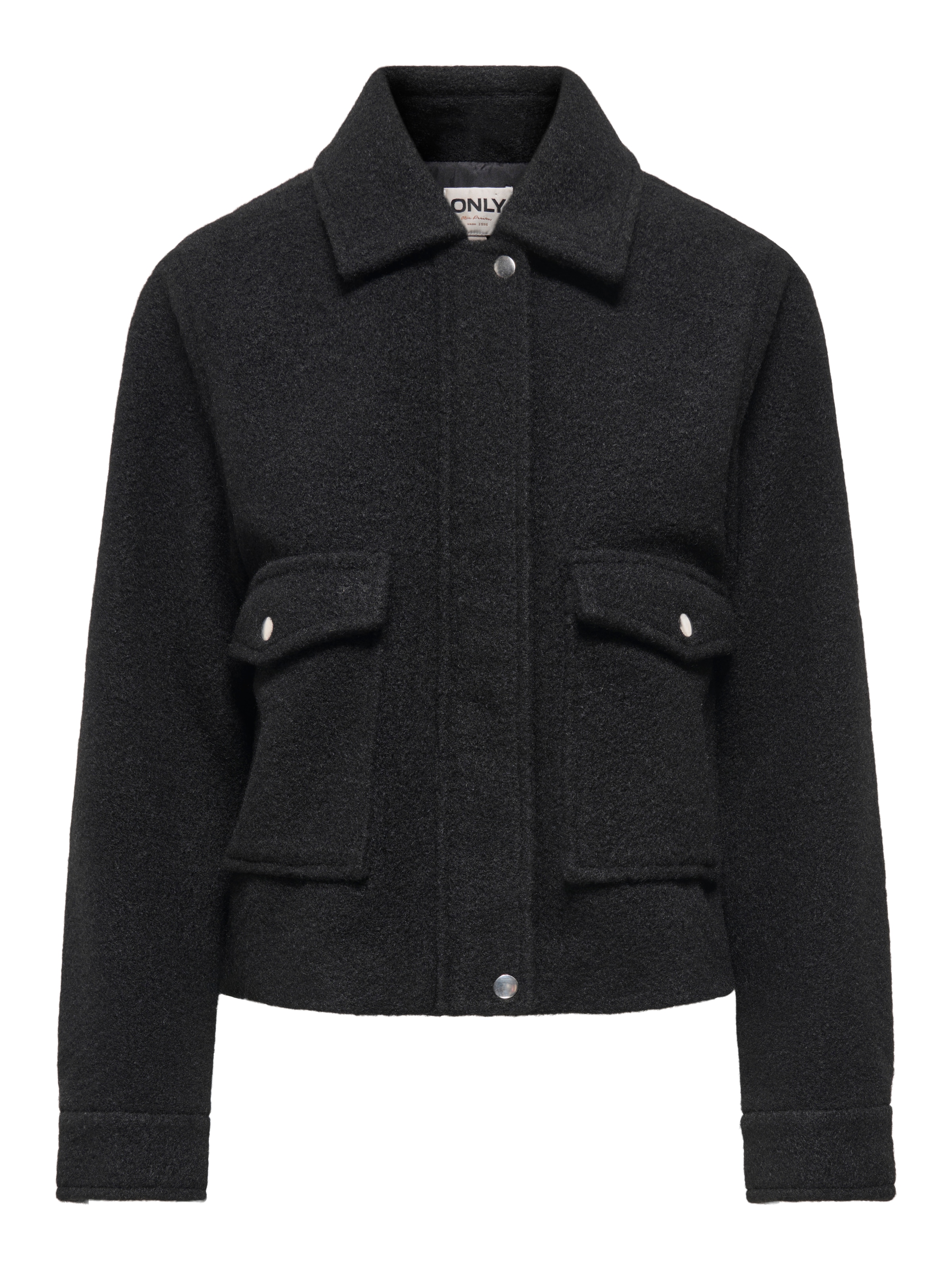 ONLY Kurzjacke »ONLKIKI-MONI SHORT JACKET PNT« Kunstfaser