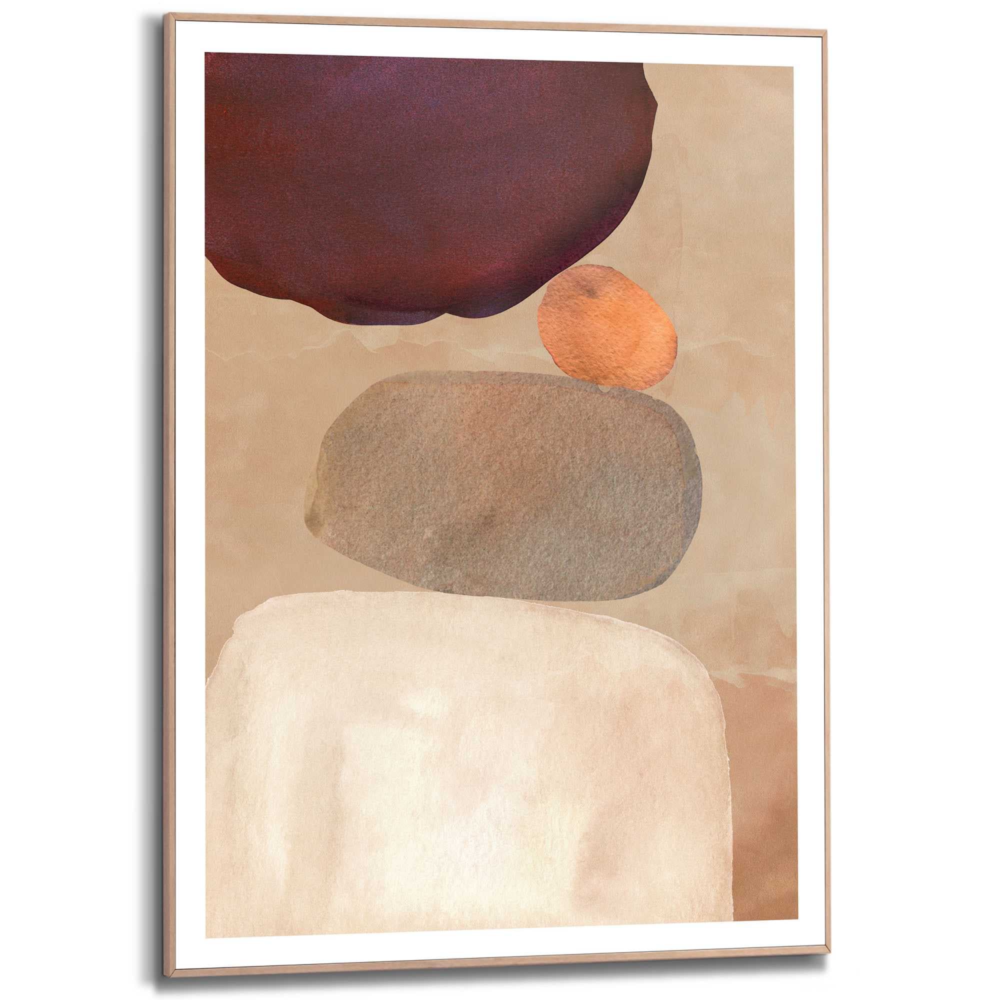 Reinders! Bild mit Rahmen »Pebble Play«