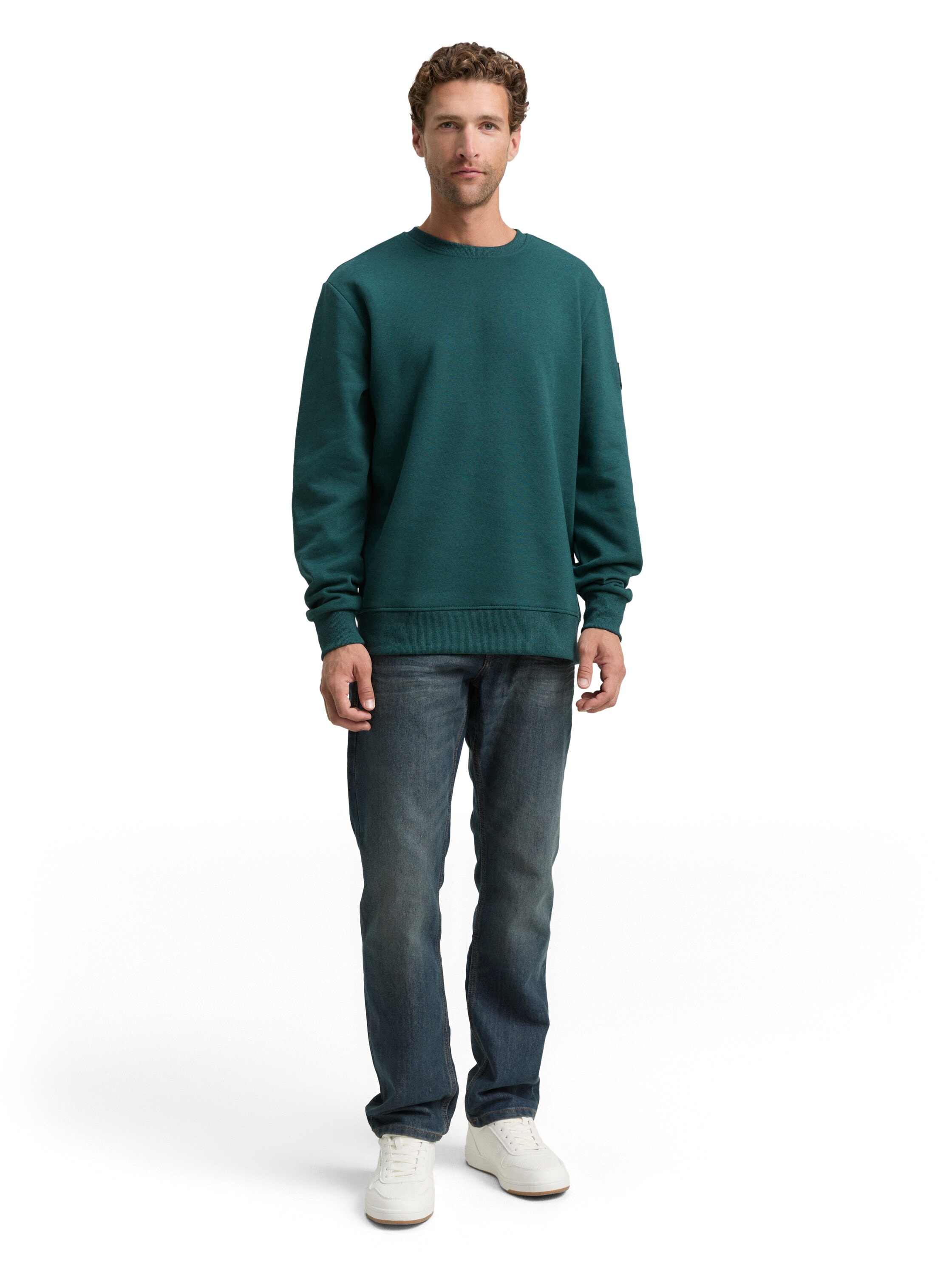 TOM TAILOR Sweatshirt , mit Logo Stickerei am Arm
