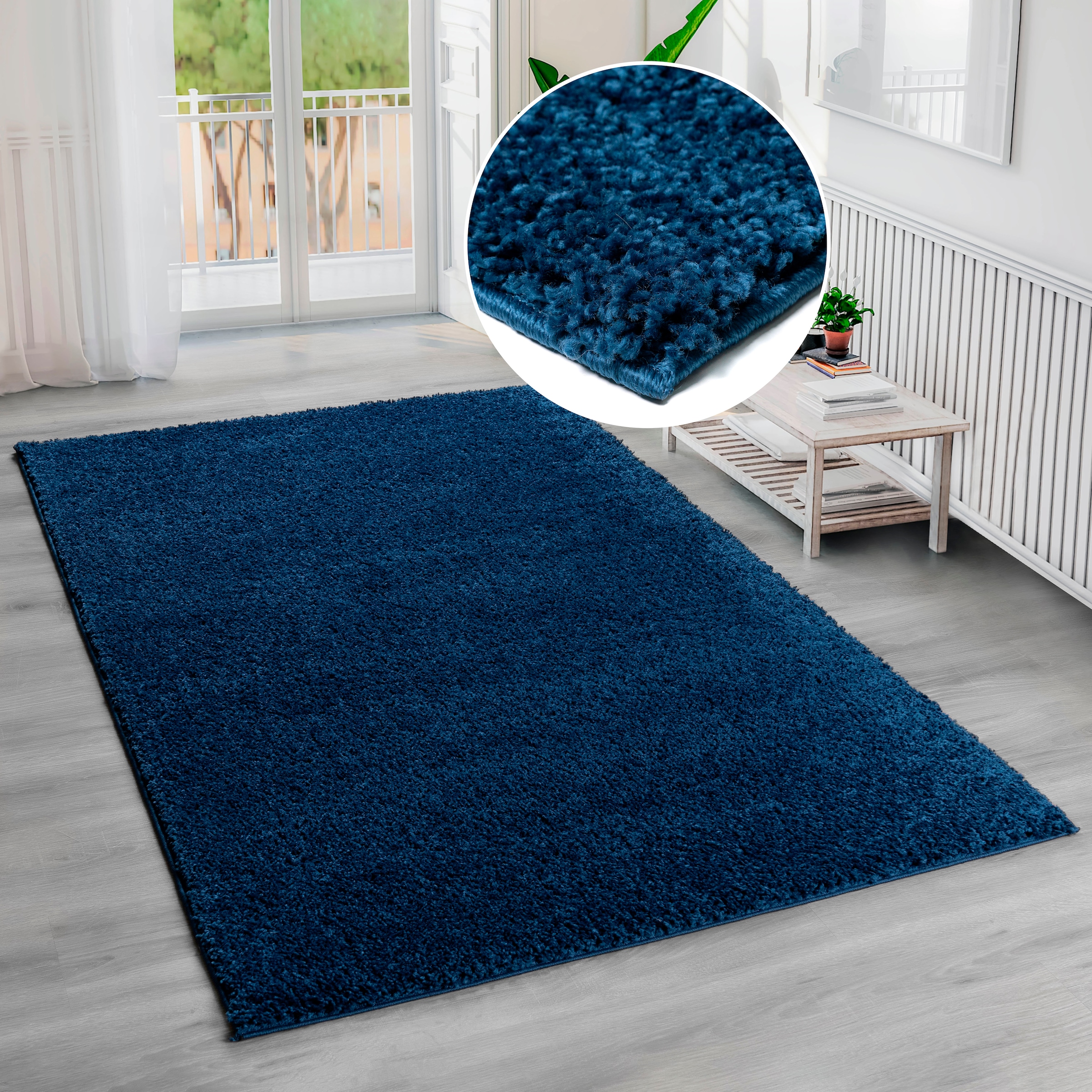 Bruno Banani Hochflor-Teppich »Shaggy Soft«, rechteckig, 30 mm Höhe, gewebt günstig online kaufen