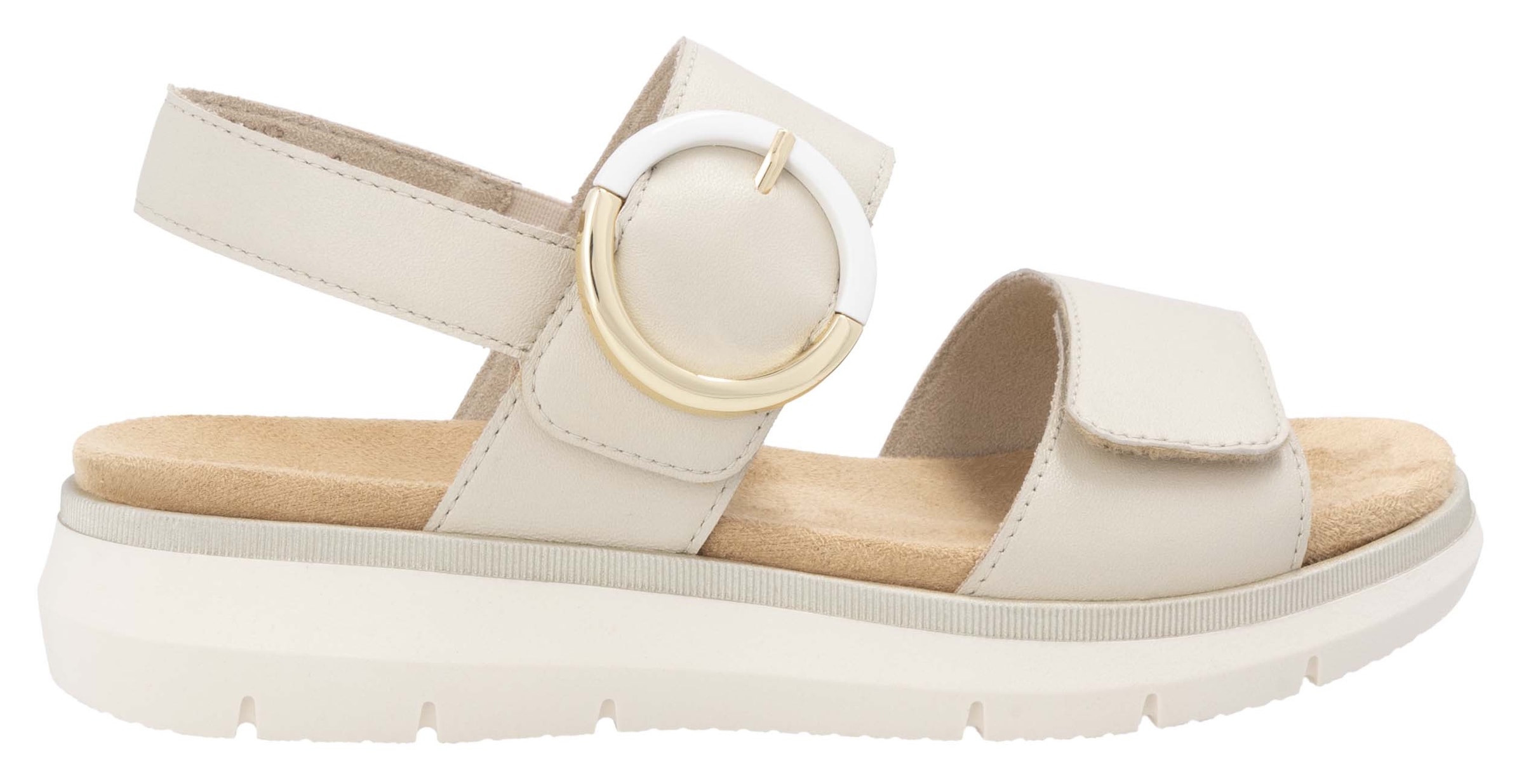 Remonte Riemchensandale, Sandale, Bequemschuh, Sommerschuh mit praktischen Klettverschlüssen