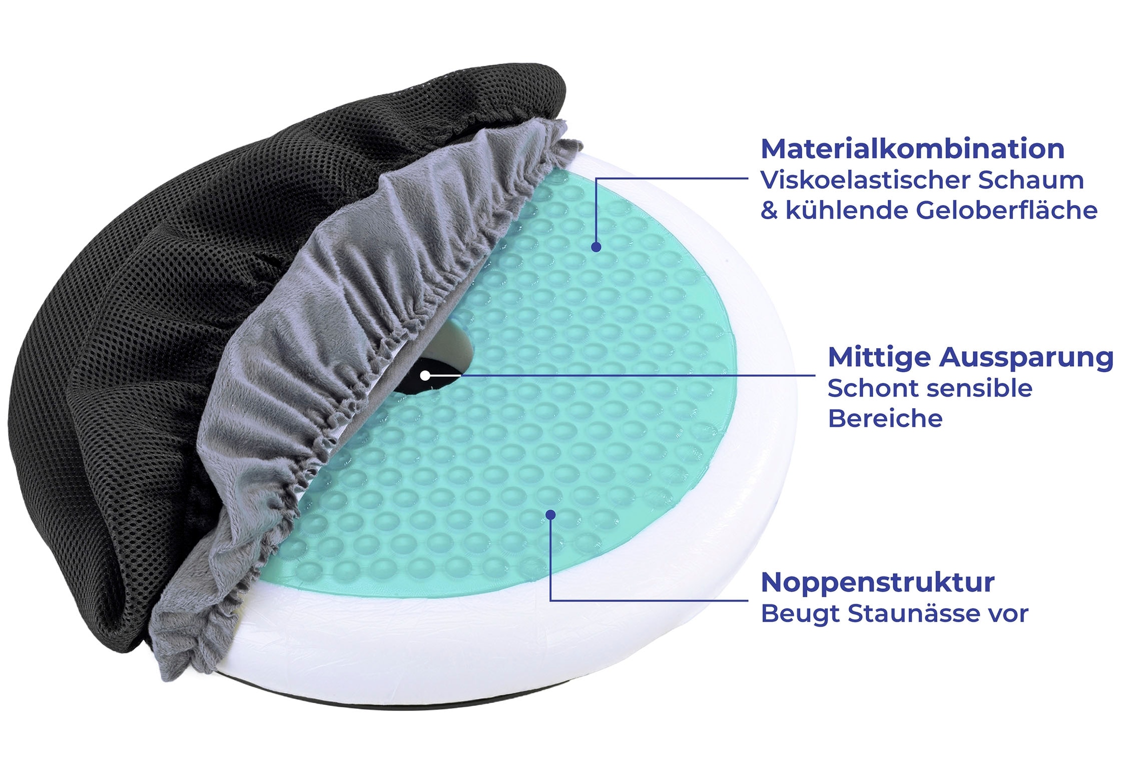 Maximex Drehkissen »Orthopädisches Visco-Drehkissen, 360°«, belastbar bis 150 kg