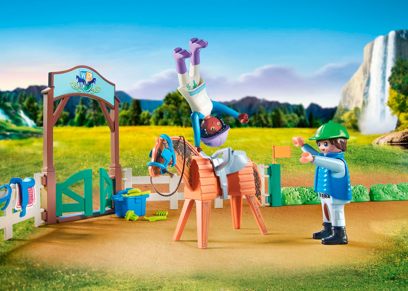 Playmobil® Konstruktions-Spielset »Moderne Reitschule (71637), Horses of Waterfall« Made in Europe