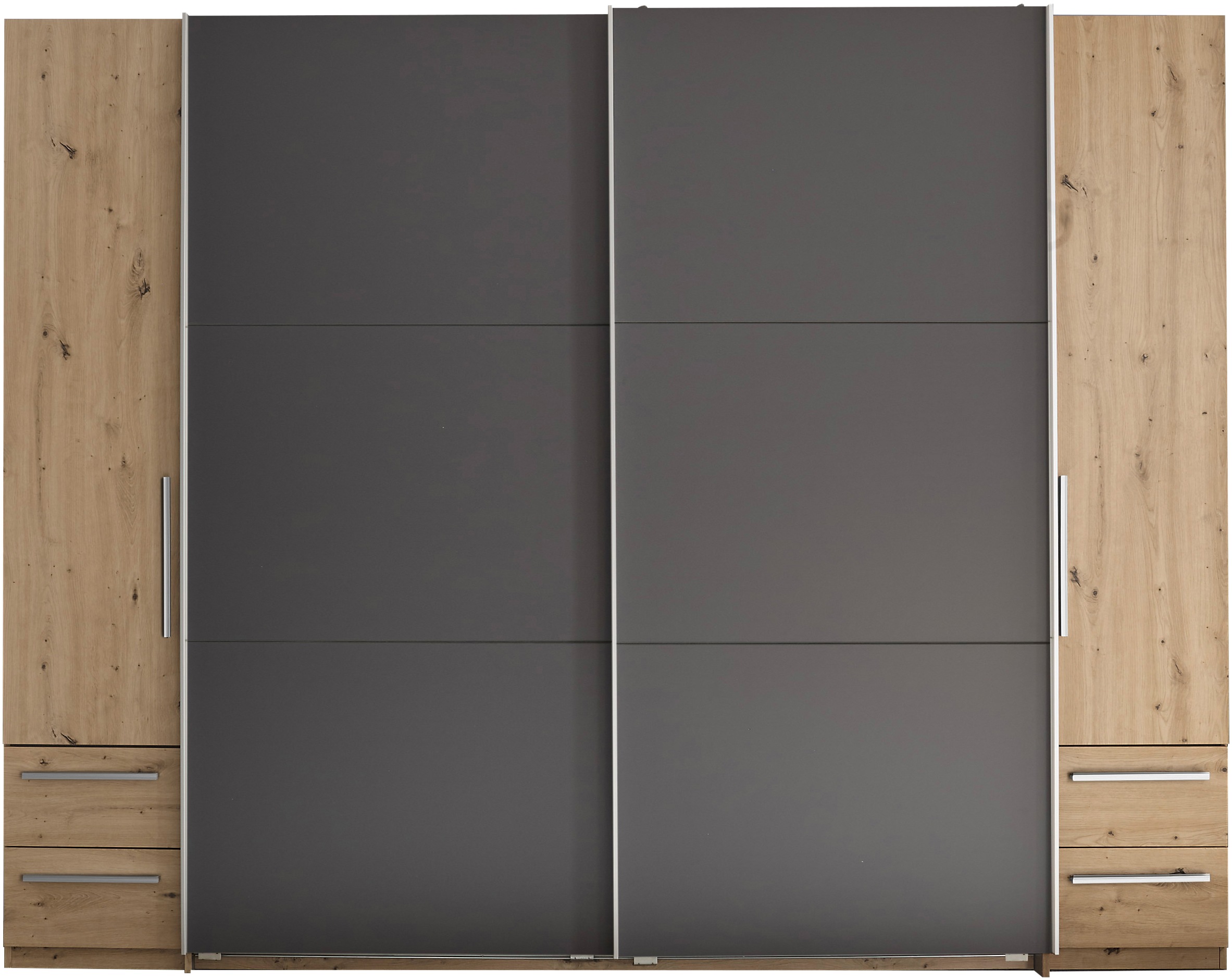 Schlafkontor Kleiderschrank »Bordo, Drehtürenschrank, Schwebetürenschrank, Schiebetürenschrank«, inklusive 4 Schubladen