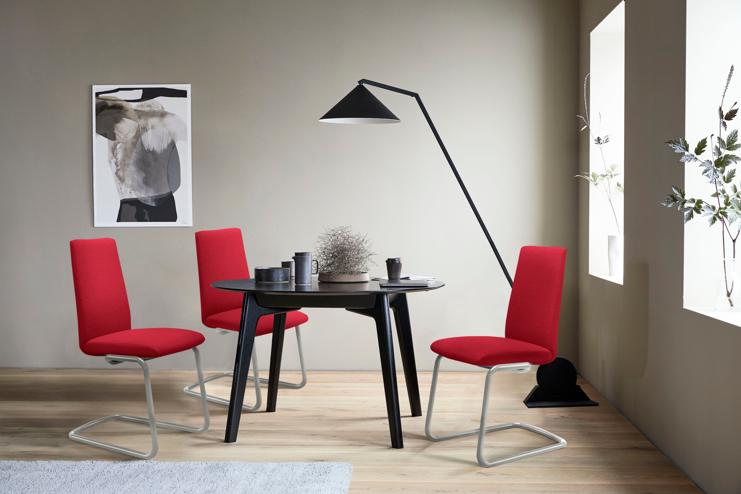 Stressless® Polsterstuhl »Laurel«, ROHLEDER Stoff Q2 FARON, Low Back, Größe günstig online kaufen
