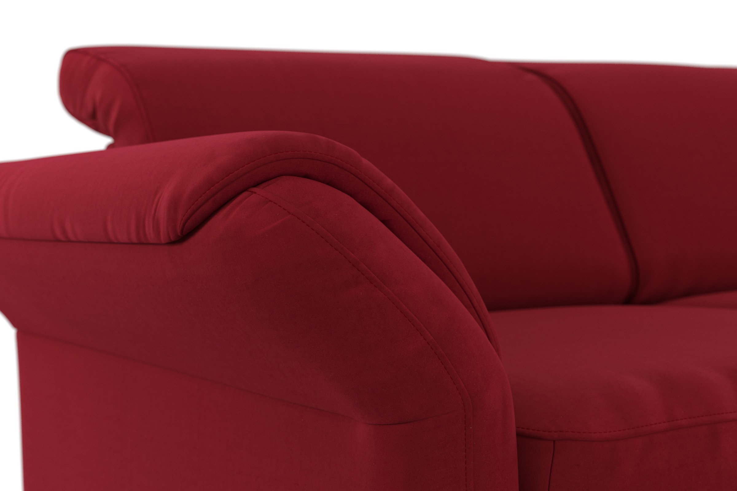 sit&more Ecksofa »Apulia L-Form«, wahlweise Bettfunktion, Bettkasten und Kopf- und Armteilverstellung