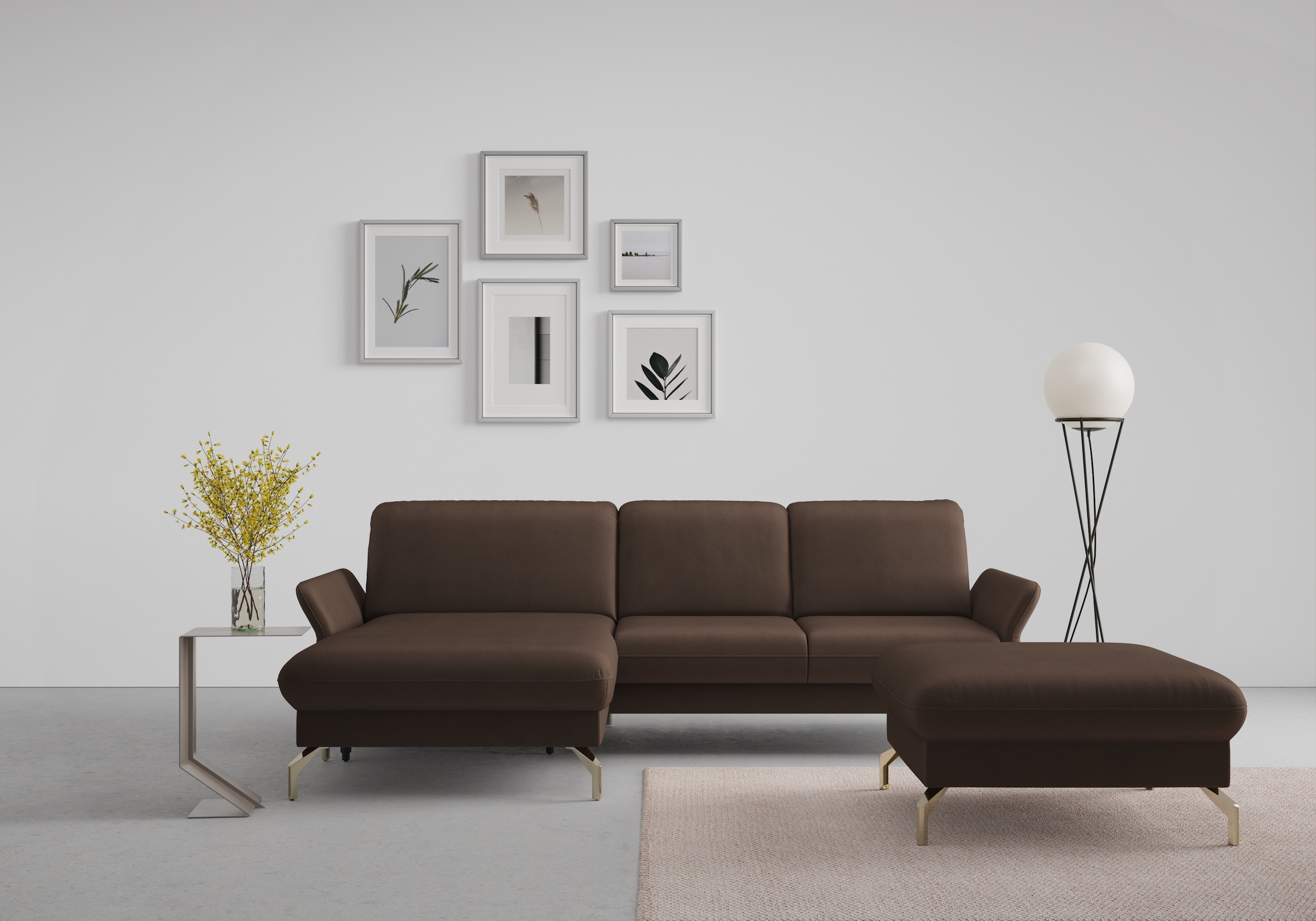 sit&more Ecksofa »Fashion L-Form« wahlweise mit Kopfteilverstellung, Vorzie günstig online kaufen