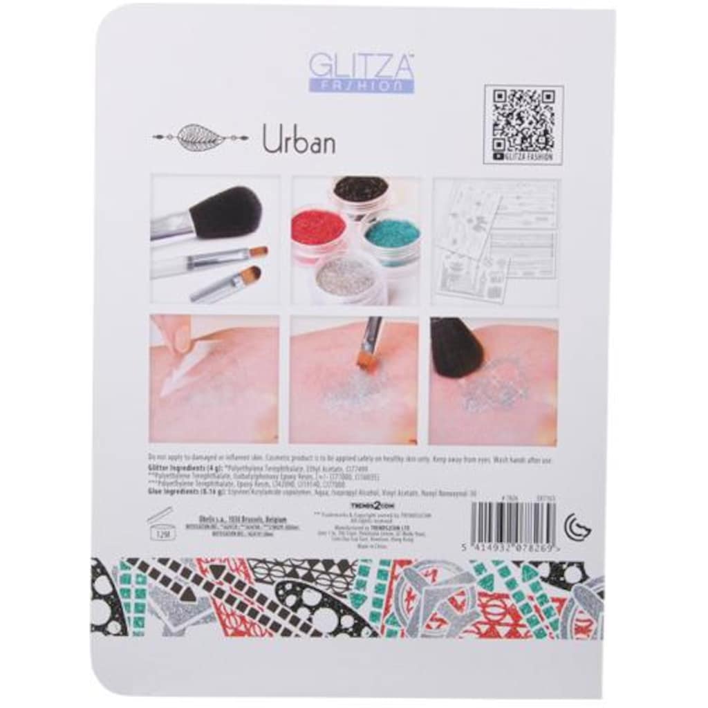 Knorrtoys® Kreativset »GLITZA FASHION Deluxe Set Urban«, (Set)