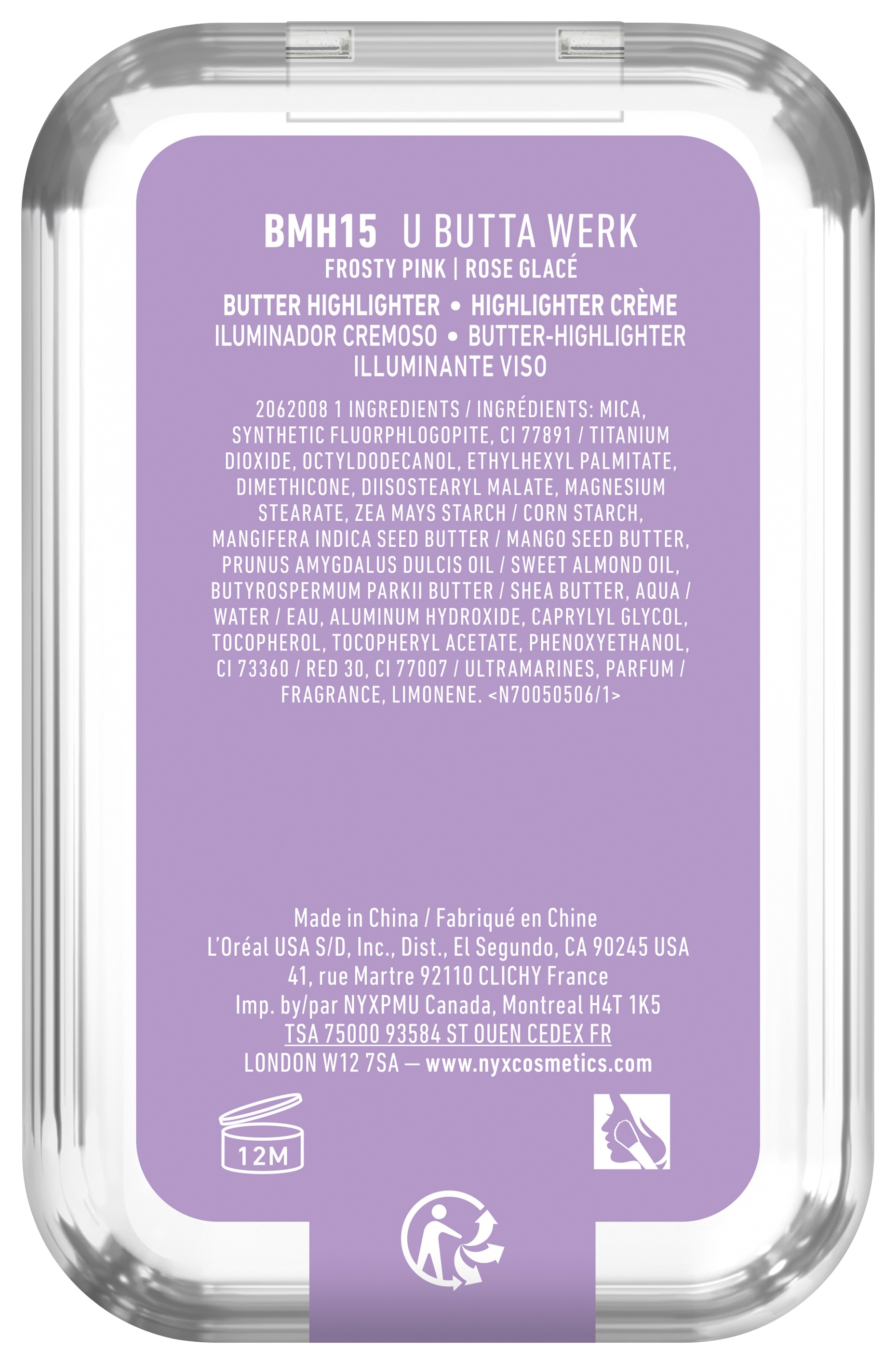 NYX Highlighter »NYX Professional Makeup Buttermelt Highlighter«