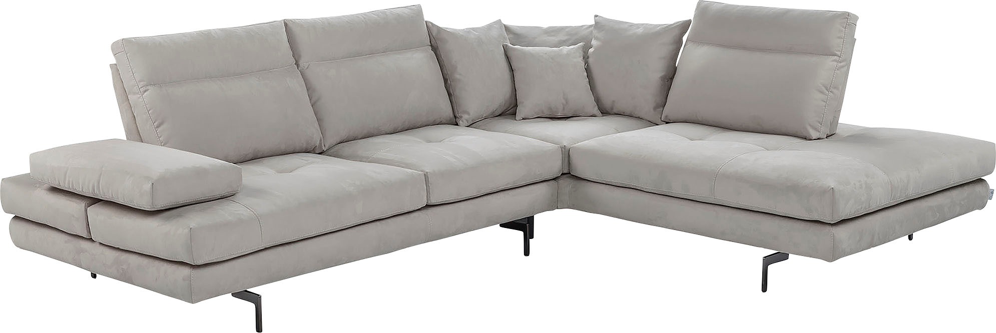 CALIA ITALIA Ecksofa »Toby Wing, Komfortsofa mit Sitzkomfort der Extraklass günstig online kaufen