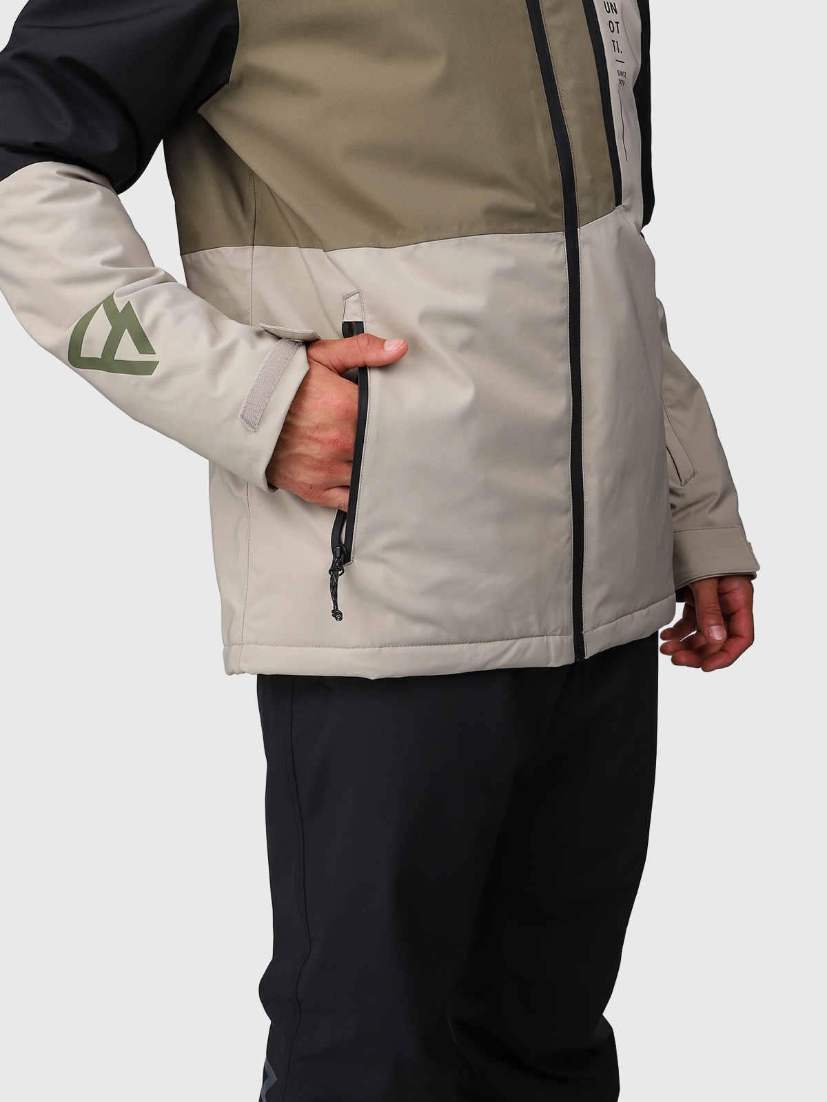 Brunotti Skijacke »Flynners Men Snow Jacket« 1 Stk. tlg. mit Kapuze
