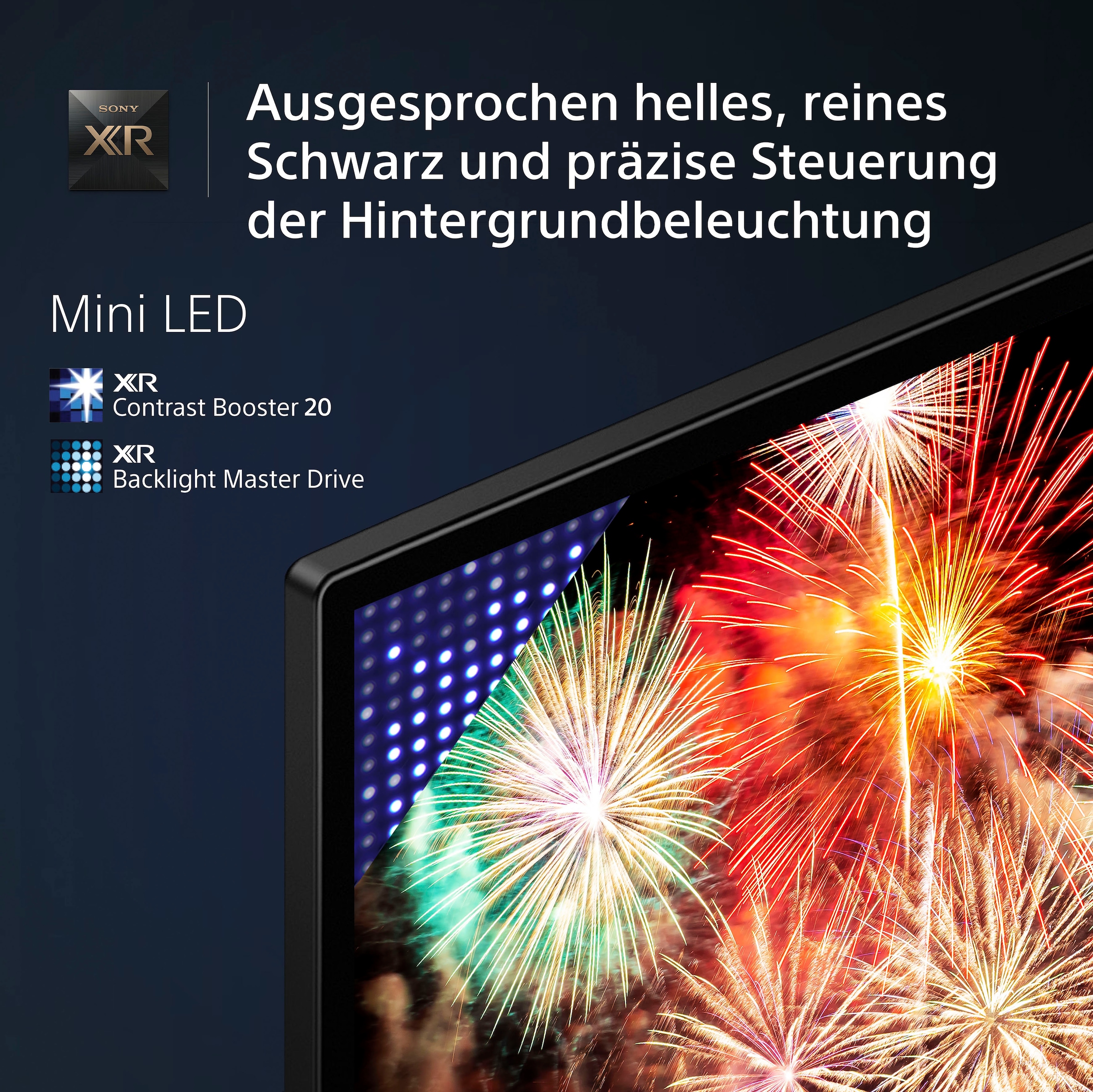 Sony Mini-LED-Fernseher »XR-75X95L«, 4K Ultra HD, Google TV, Smart-TV, TRILUMINOS PRO, BRAVIA CORE, mit exklusiven PS5-Features