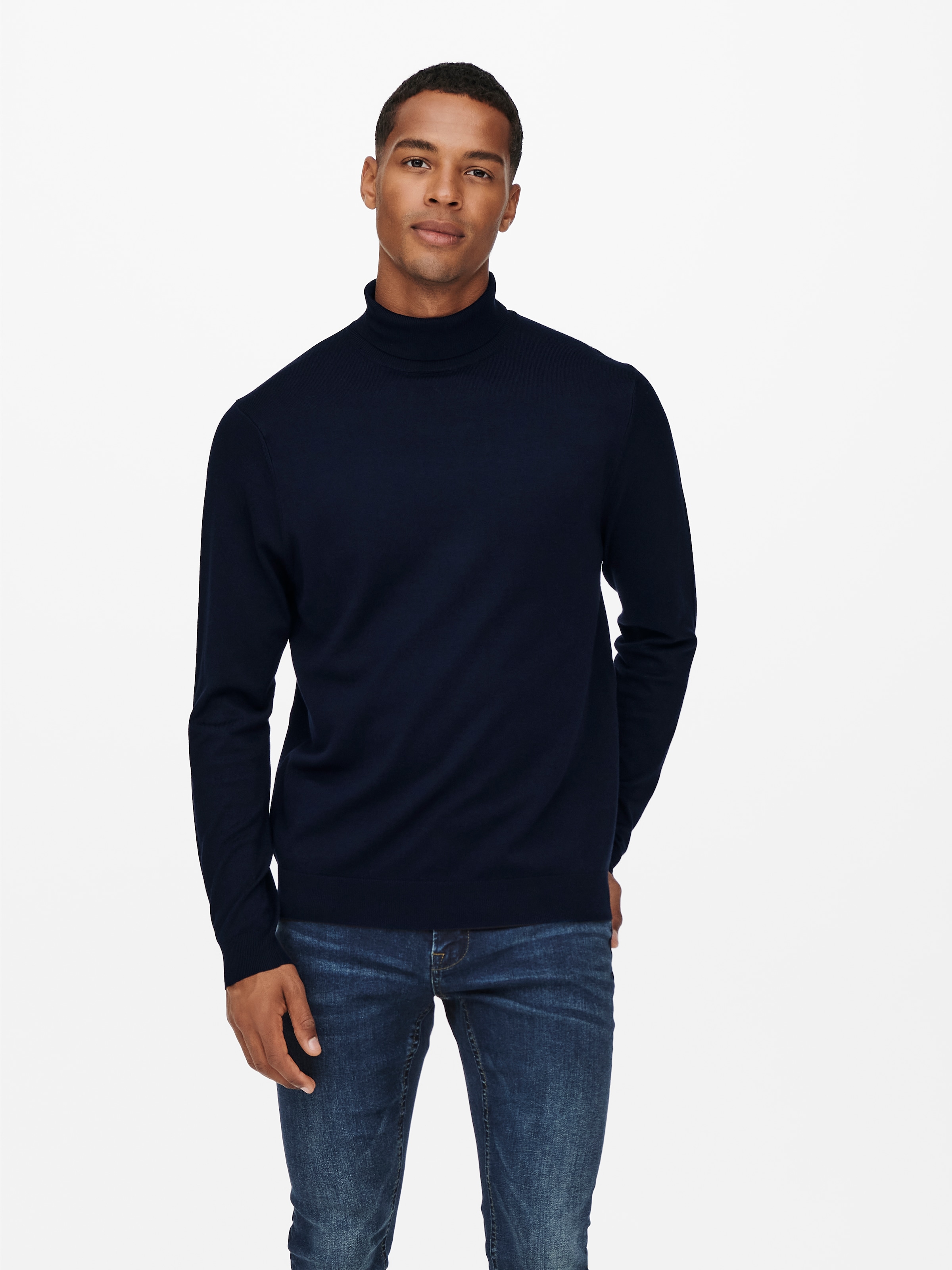 ONLY & SONS Rollkragenpullover »ONSWYLER LIFE REG ROLL NECK KNIT NOOS«