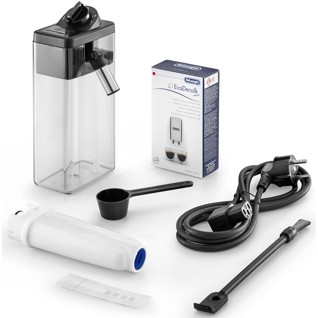 De'Longhi Kaffeevollautomat »Dinamica Plus ECAM 370.70.B«, mit LatteCrema Milchsystem und Kaffeekannenfunktion
