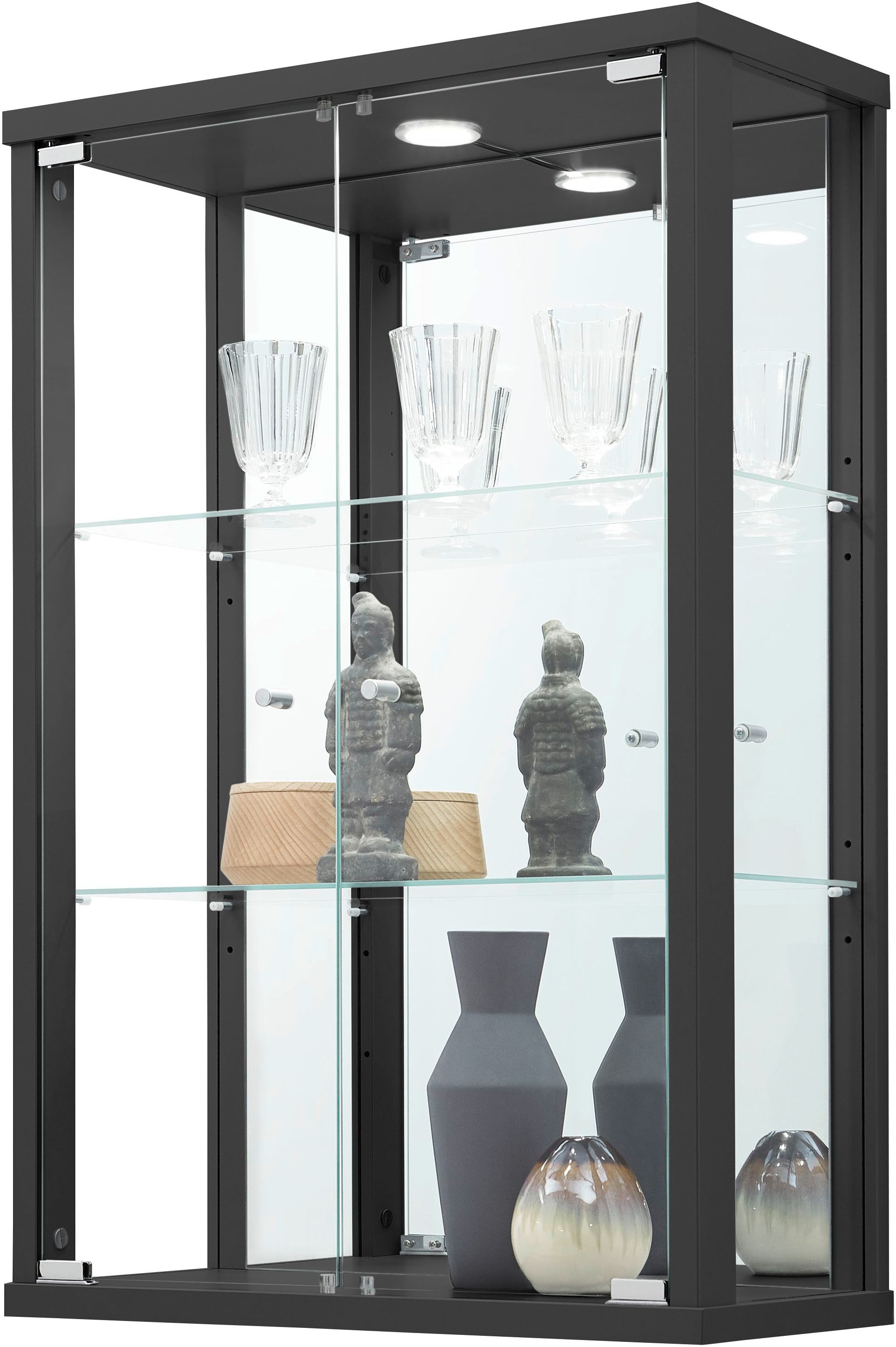 fif möbel Vitrine "OPTIMA", Hängevitrine/Glasvitrine 2x Glastür,perfekt für günstig online kaufen