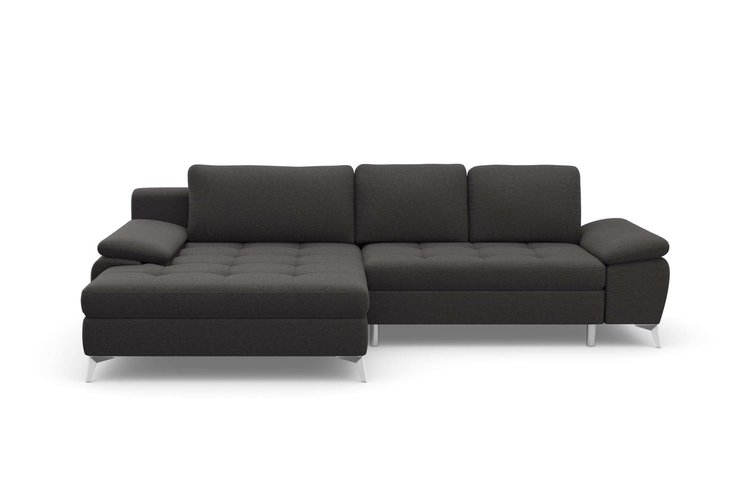 sit&more Ecksofa »Latigo L-Form«, mit Mega-Recamiere, wahlweise mit Bettfunktion und Bettkasten