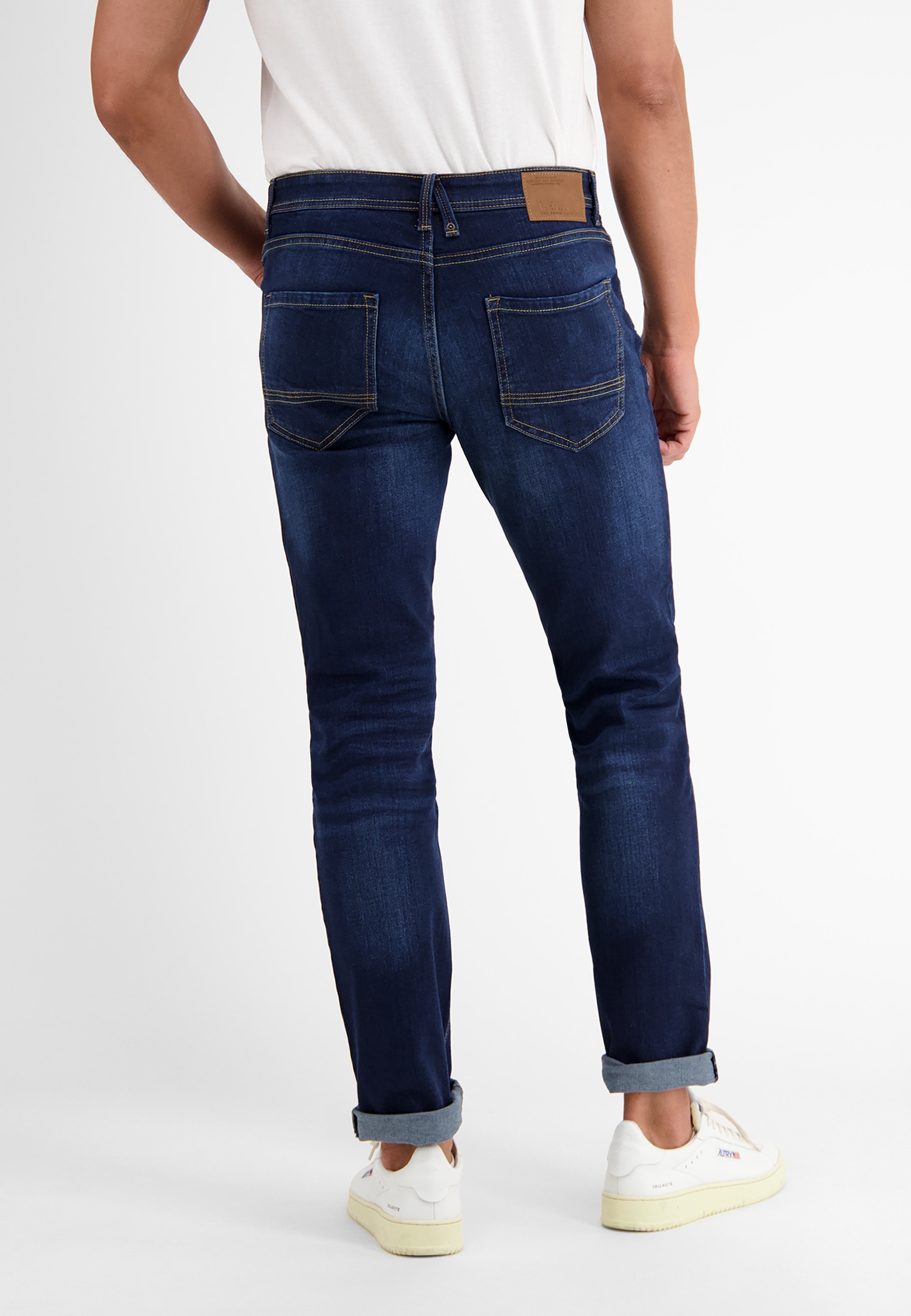 LERROS Relax-fit-Jeans »LERROS BAXTER 5-Pocket-Denim im Used-Look, RELAXED FIT«