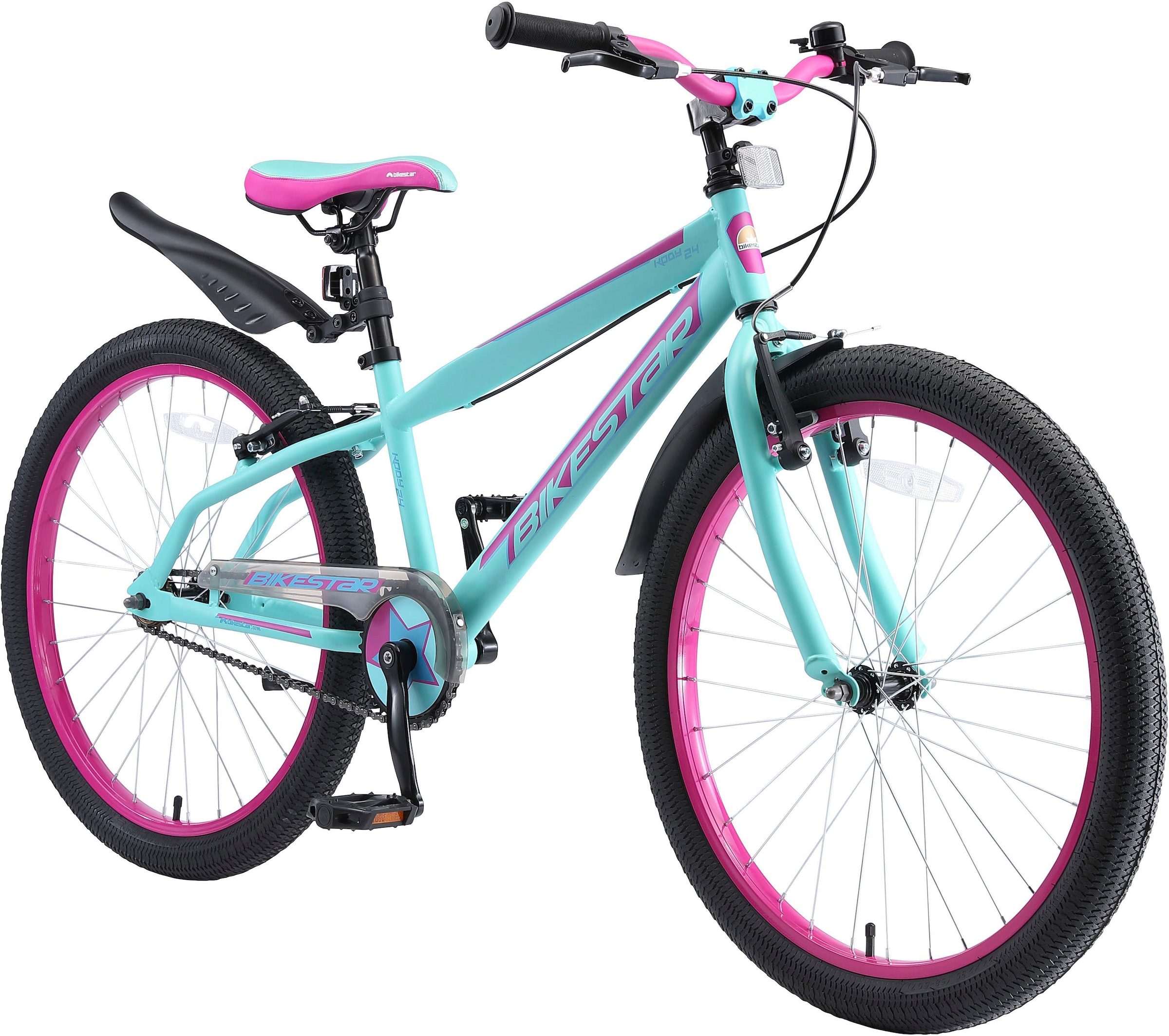 Bikestar Jugendfahrrad, 1 Gang, für Damen