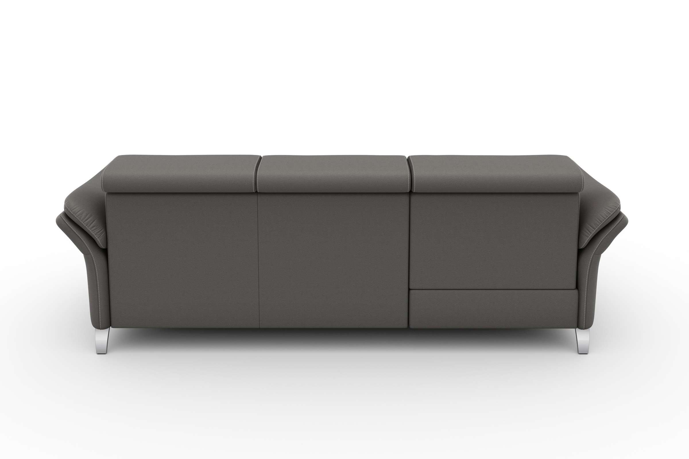 sit&more Ecksofa »Vincenzo L-Form«, inklusive Kopfteilverstellung, wahlweise mit Bettfunktion, Bettkasten