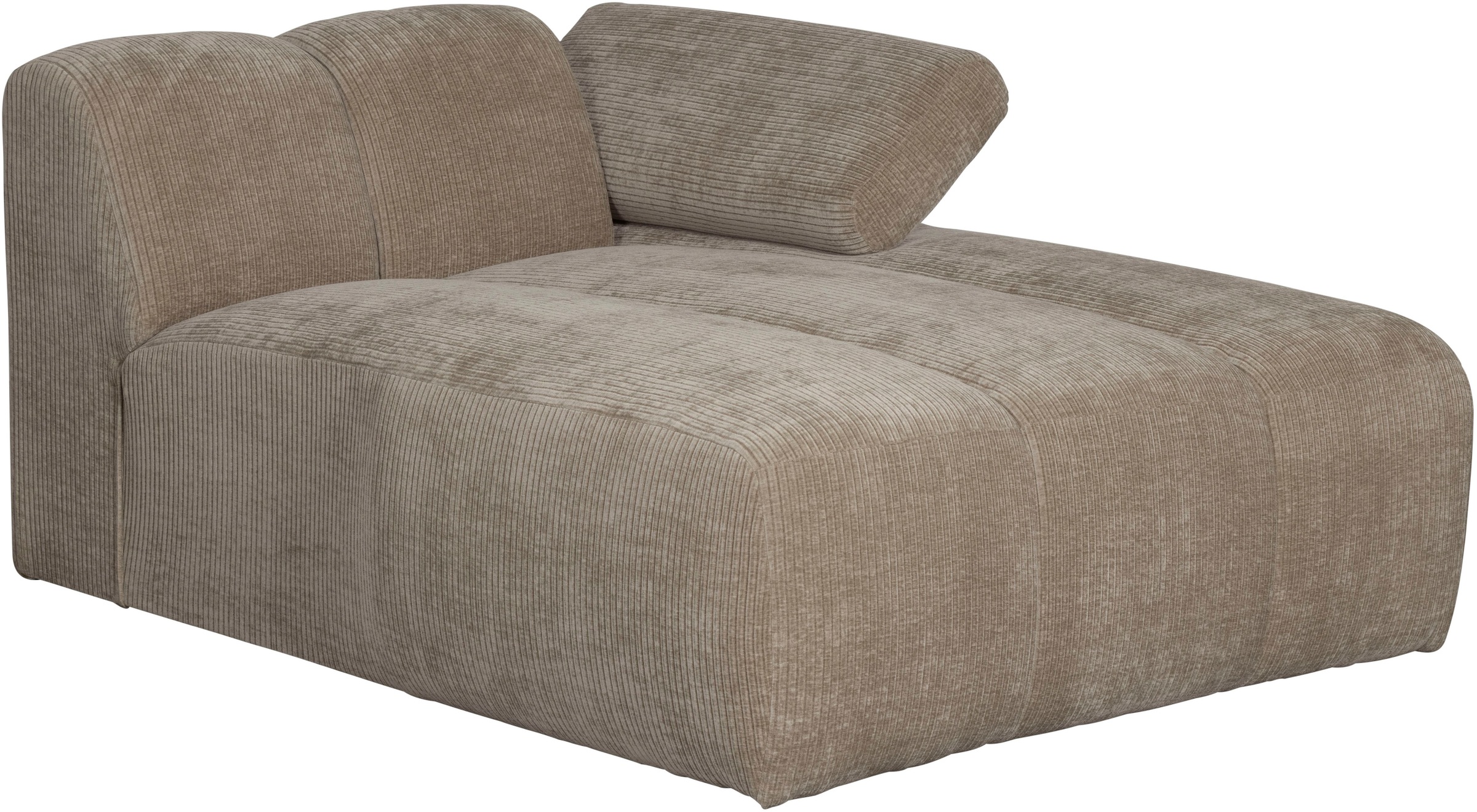 WOOOD Sofaelement »Mojo Bouclé-Bezug mit verstellbarer Armlehne B 124 x D 97 x H 74 cm« Maximale Verschleißfestigkeit, Tragkraft 120 kg, montiert geliefert