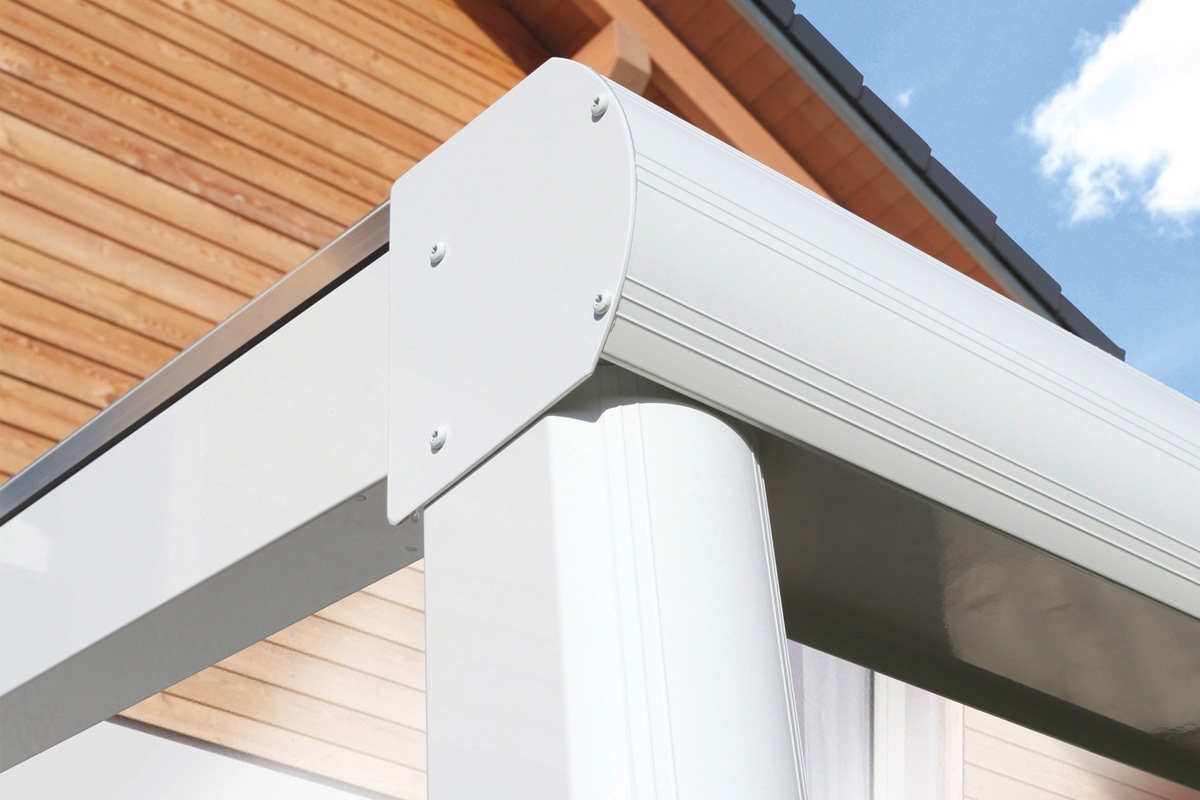 Skanholz Terrassendach »Monza«, BxT: 648x357