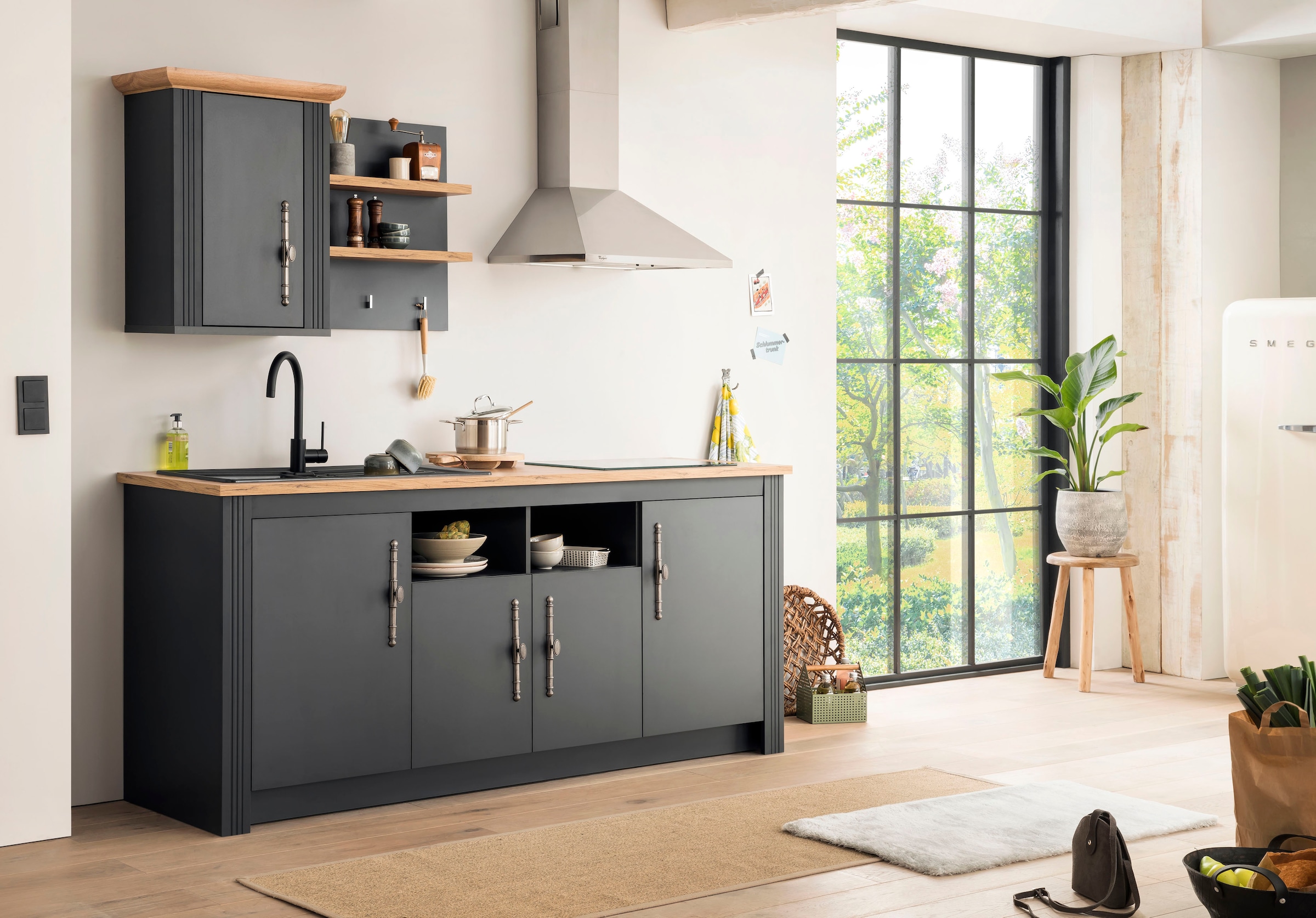 KOCHSTATION Hängeschrank »Westminster«, im romantischen Landhausstil, Breite 56 cm